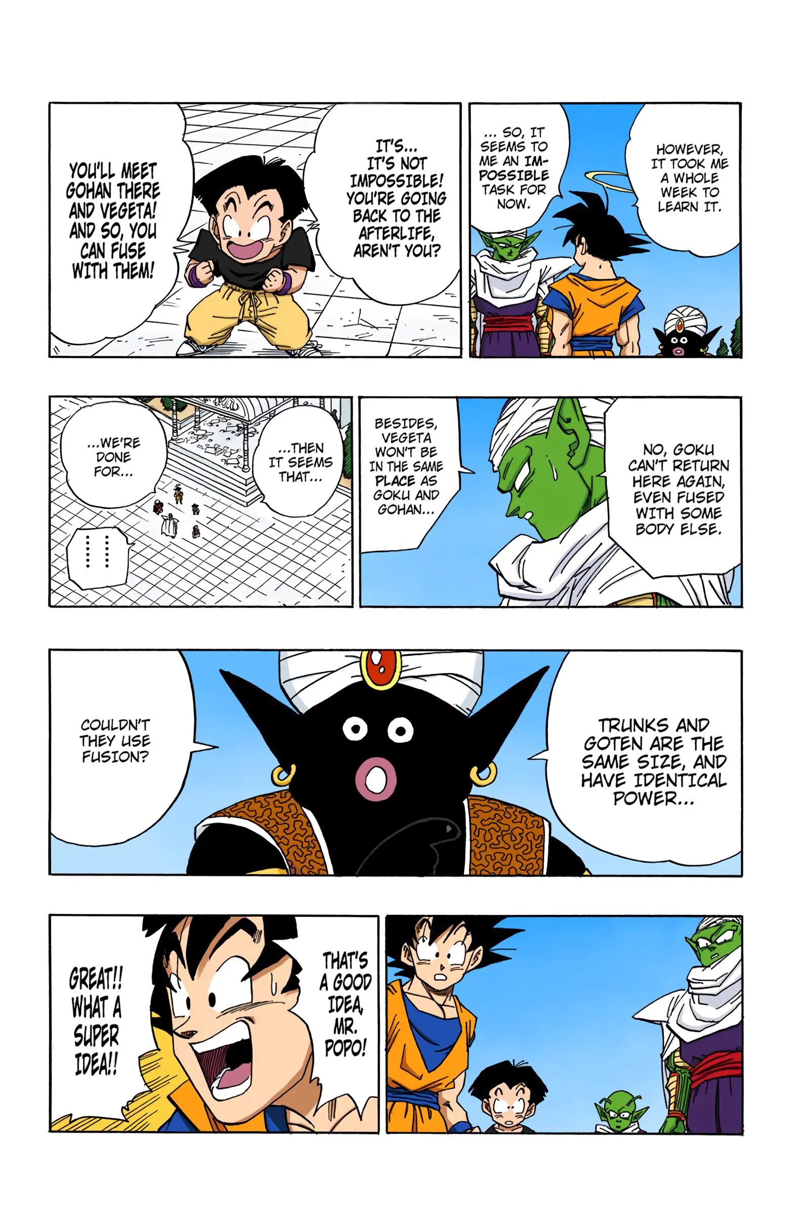 DBZ Majin Buu Saga Colored Manga, chapter 469, page 7