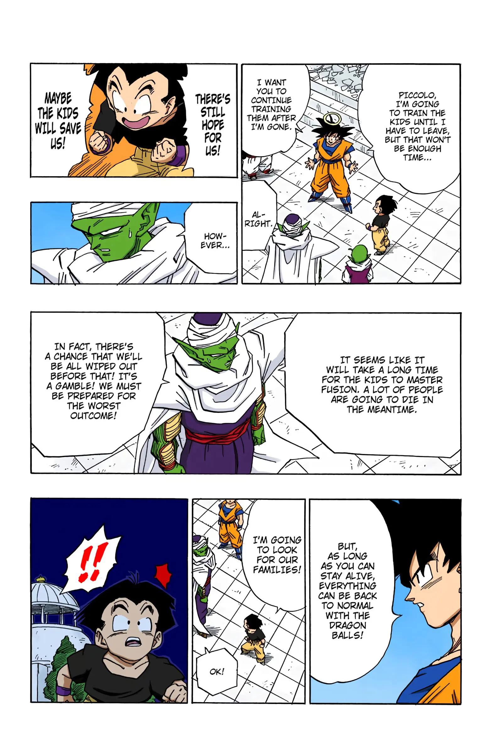 DBZ Majin Buu Saga Colored Manga, chapter 469, page 8
