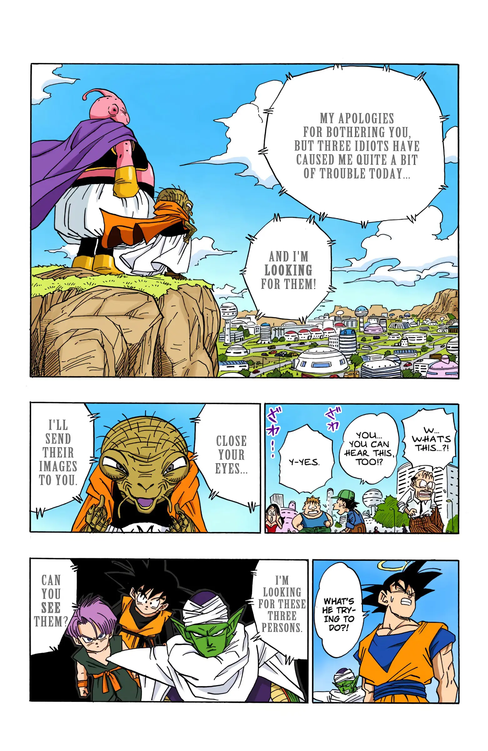 DBZ Majin Buu Saga Colored Manga, chapter 470, page 10