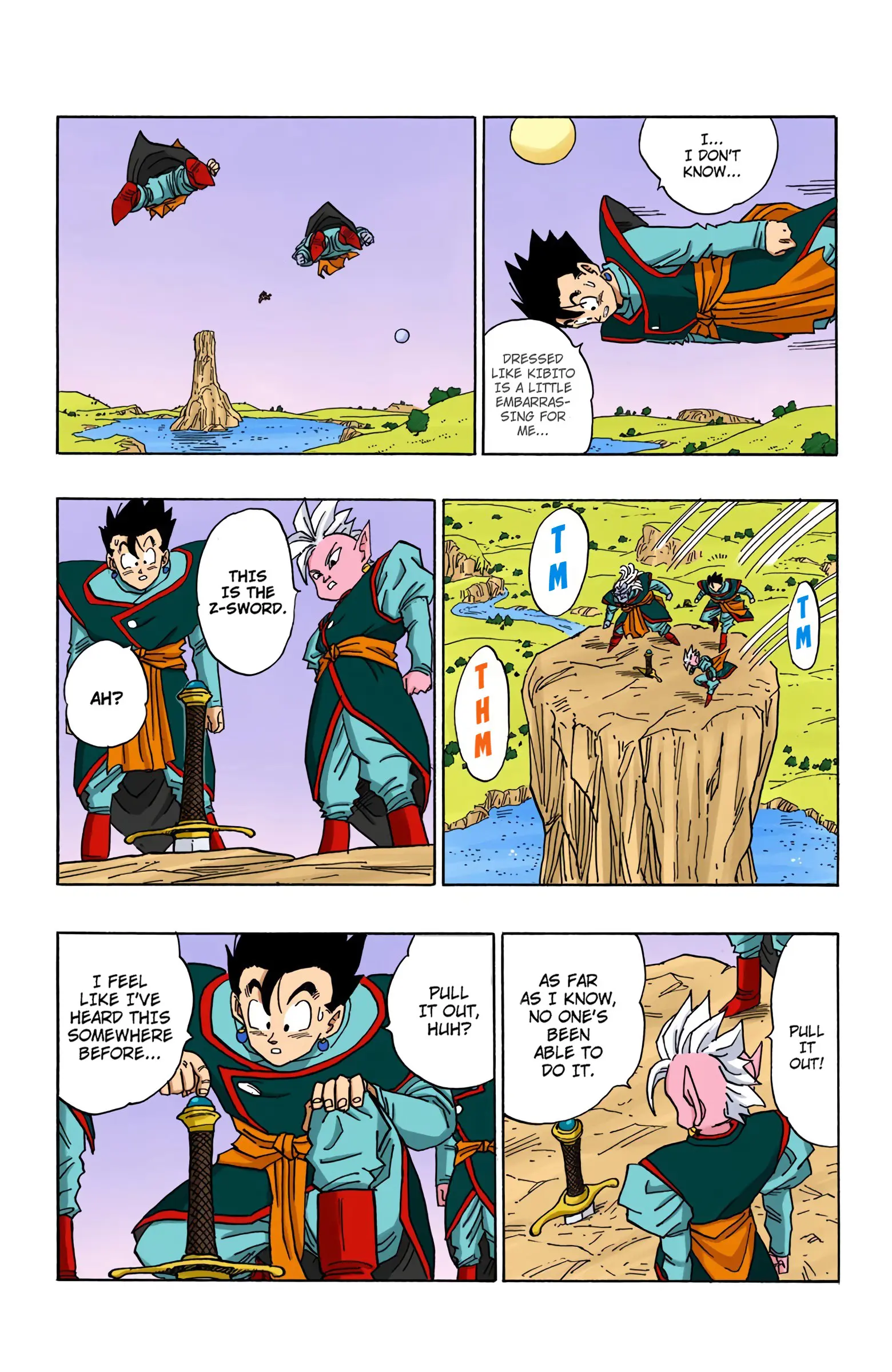 DBZ Majin Buu Saga Colored Manga, chapter 471, page 12