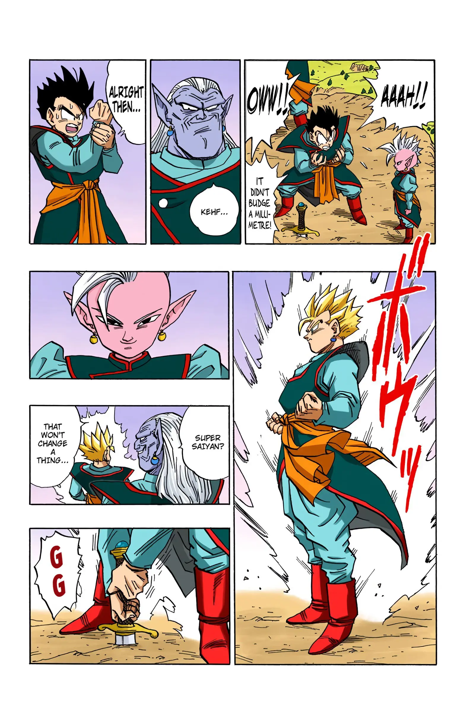 DBZ Majin Buu Saga Colored Manga, chapter 472, page 3