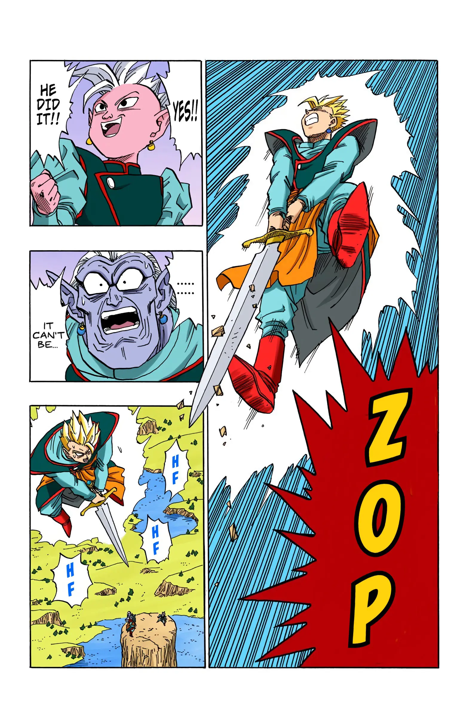 DBZ Majin Buu Saga Colored Manga, chapter 472, page 5
