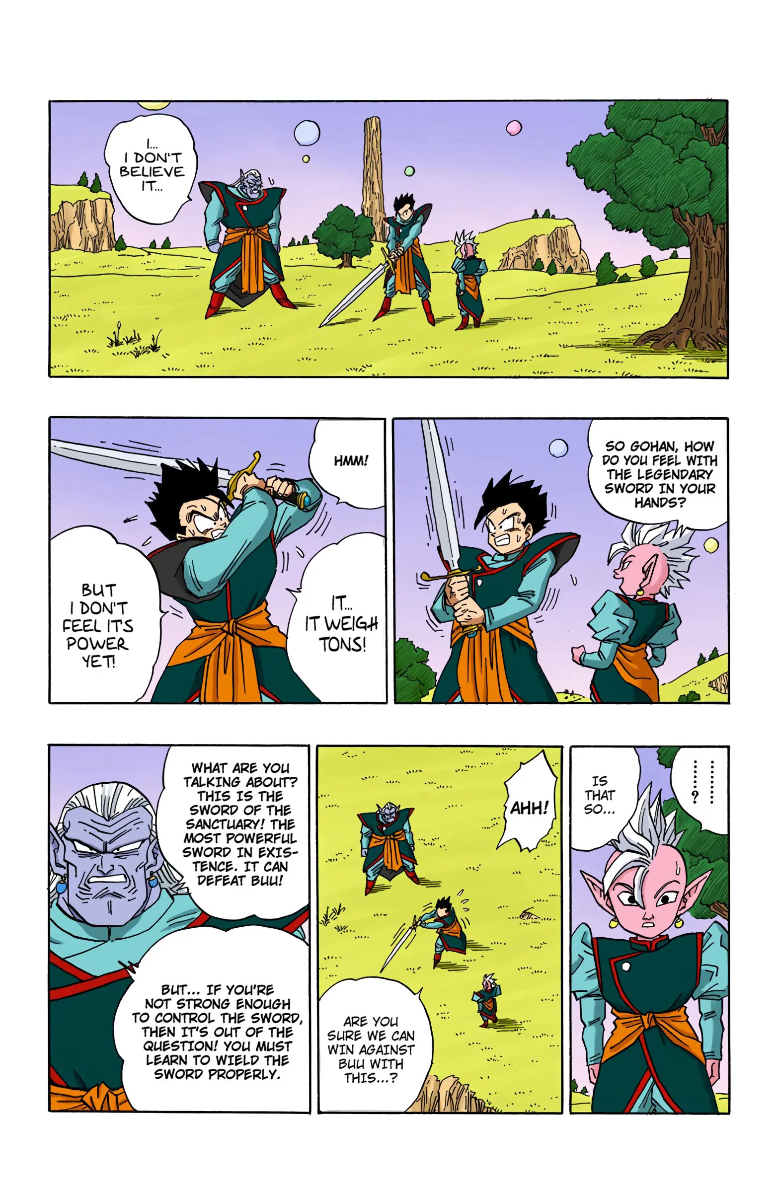DBZ Majin Buu Saga Colored Manga, chapter 472, page 6