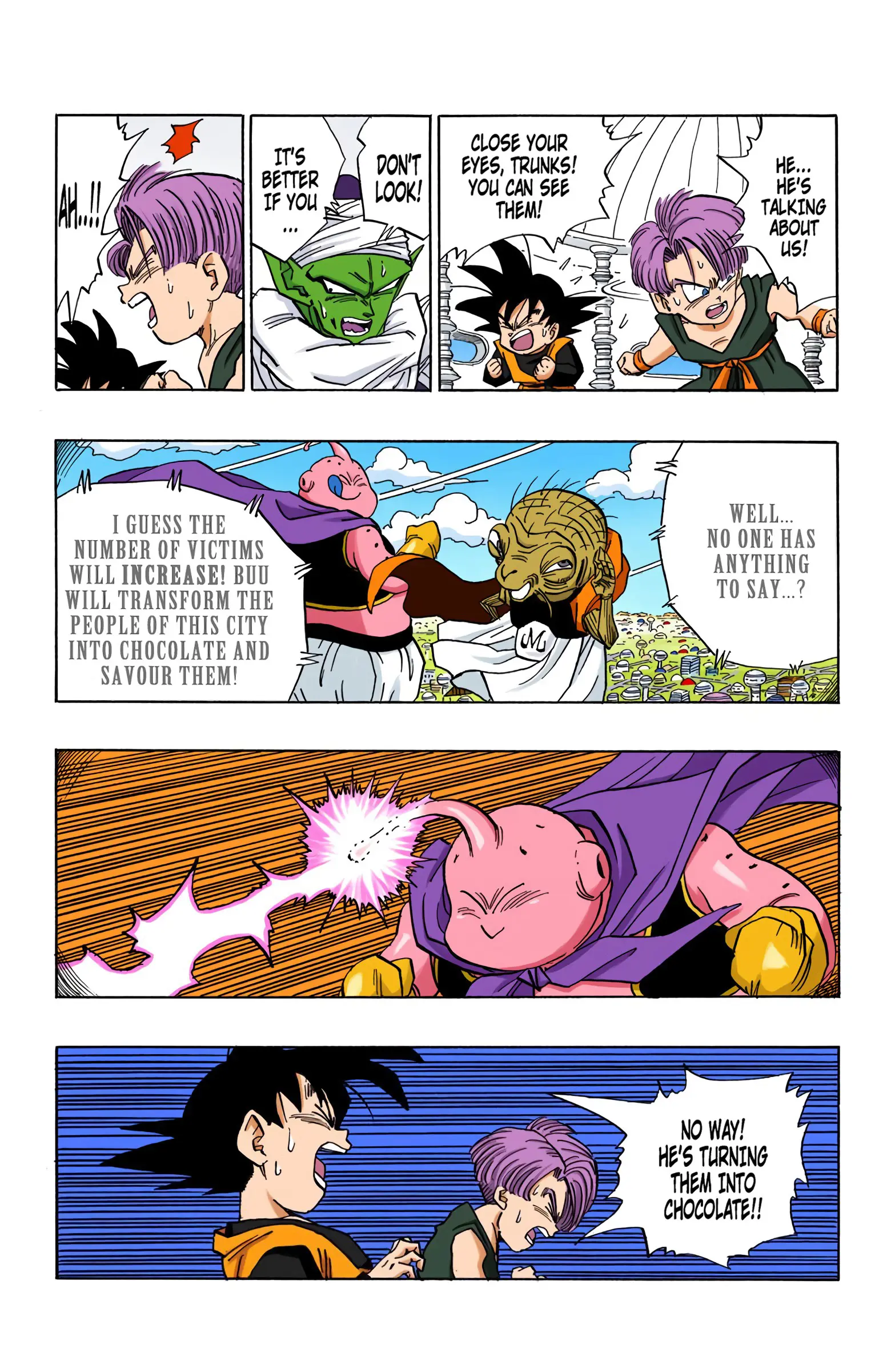 DBZ Majin Buu Saga Colored Manga, chapter 472, page 11