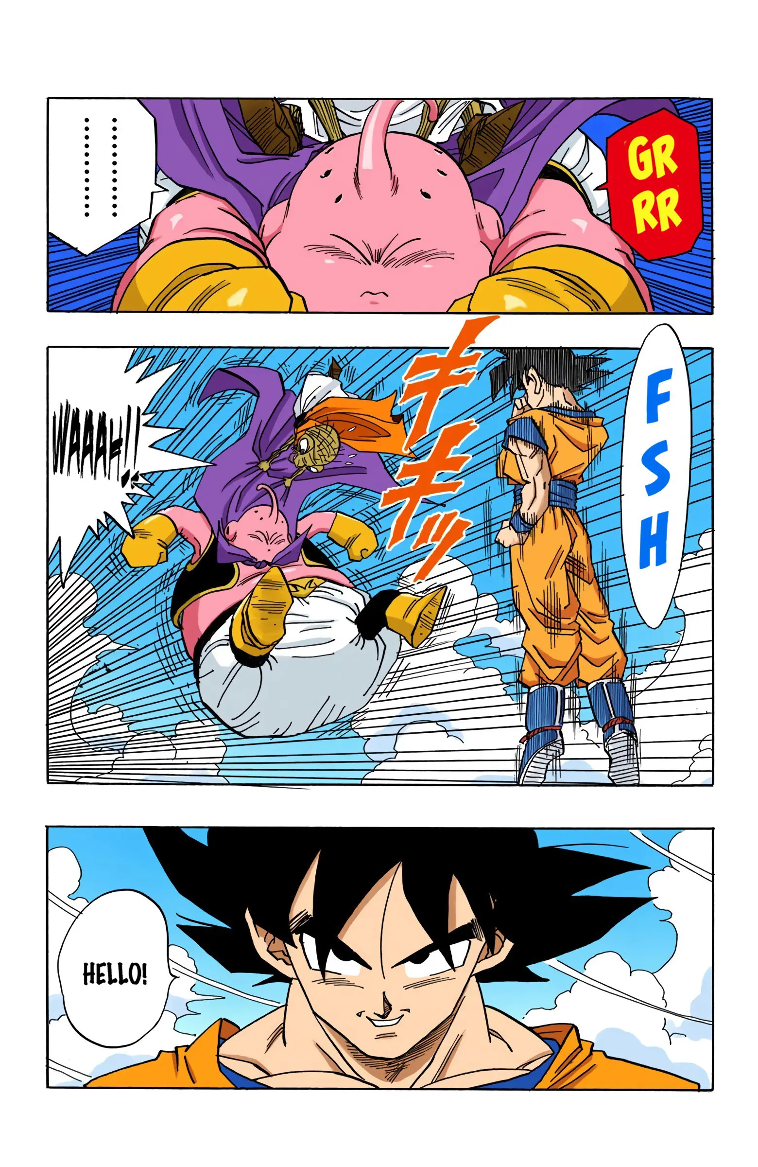 DBZ Majin Buu Saga Colored Manga, chapter 473, page 8