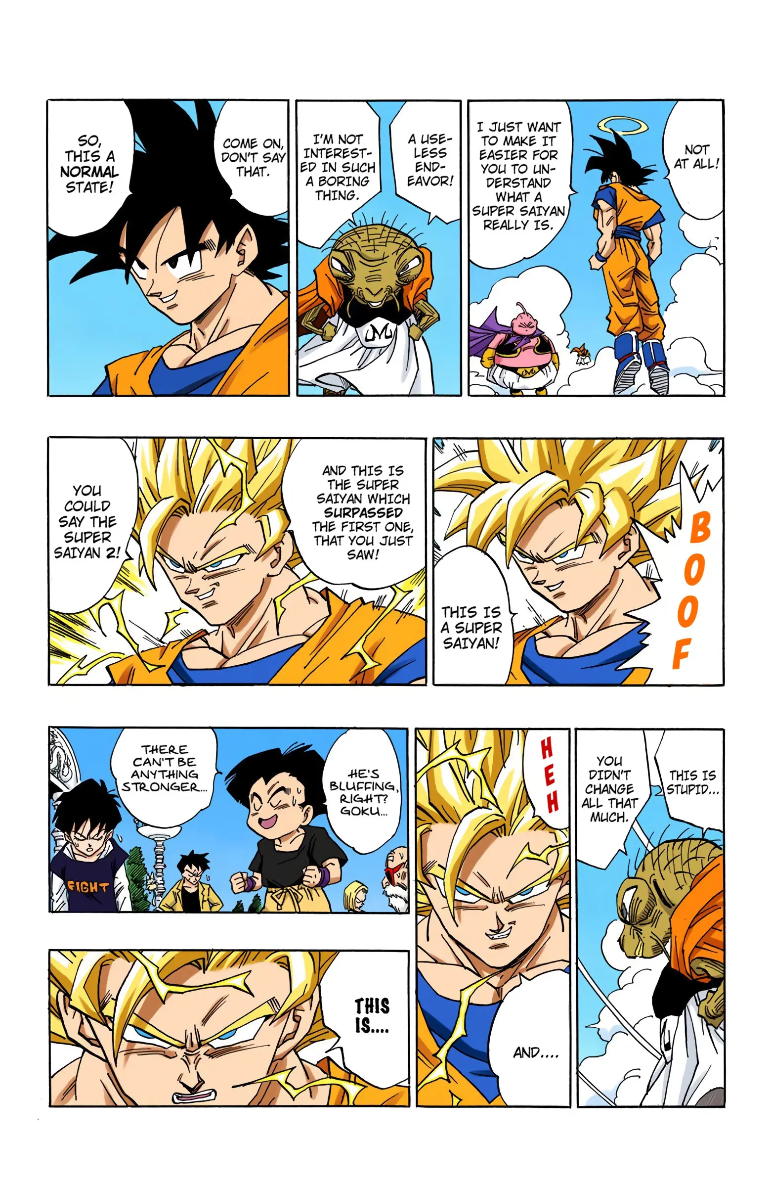 DBZ Majin Buu Saga Colored Manga, chapter 474, page 3