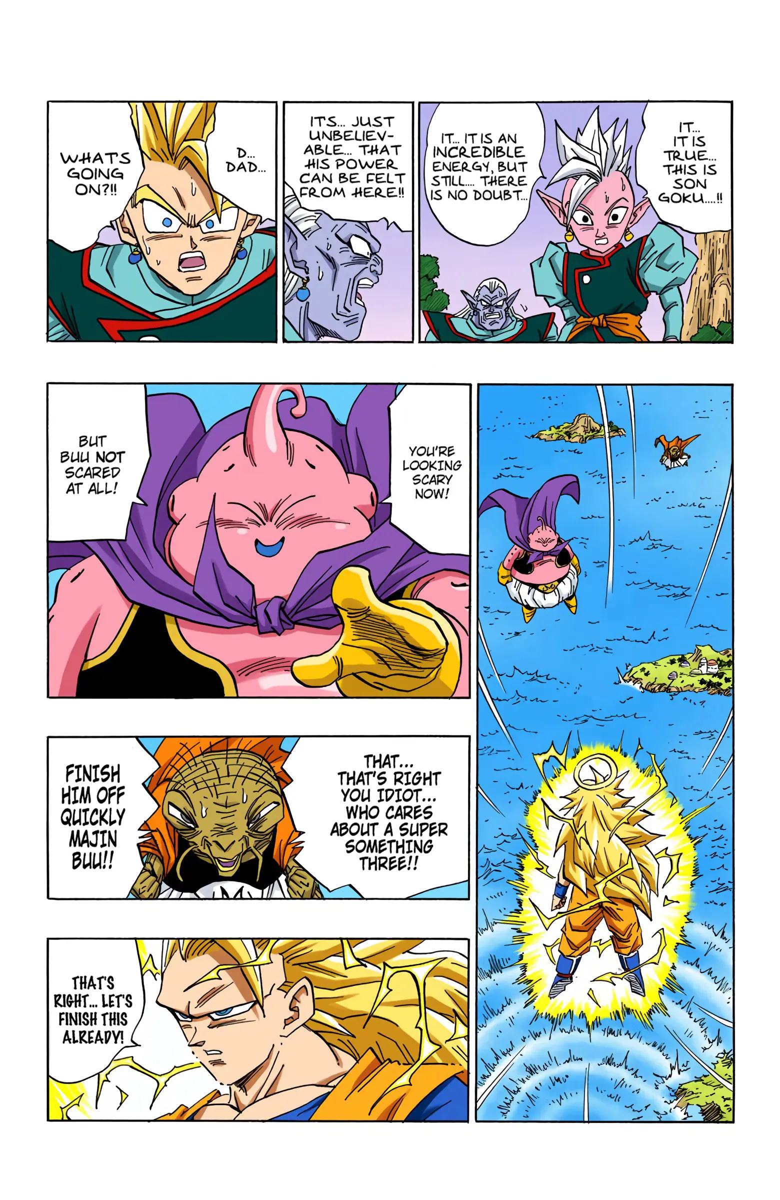DBZ Majin Buu Saga Colored Manga, chapter 474, page 8