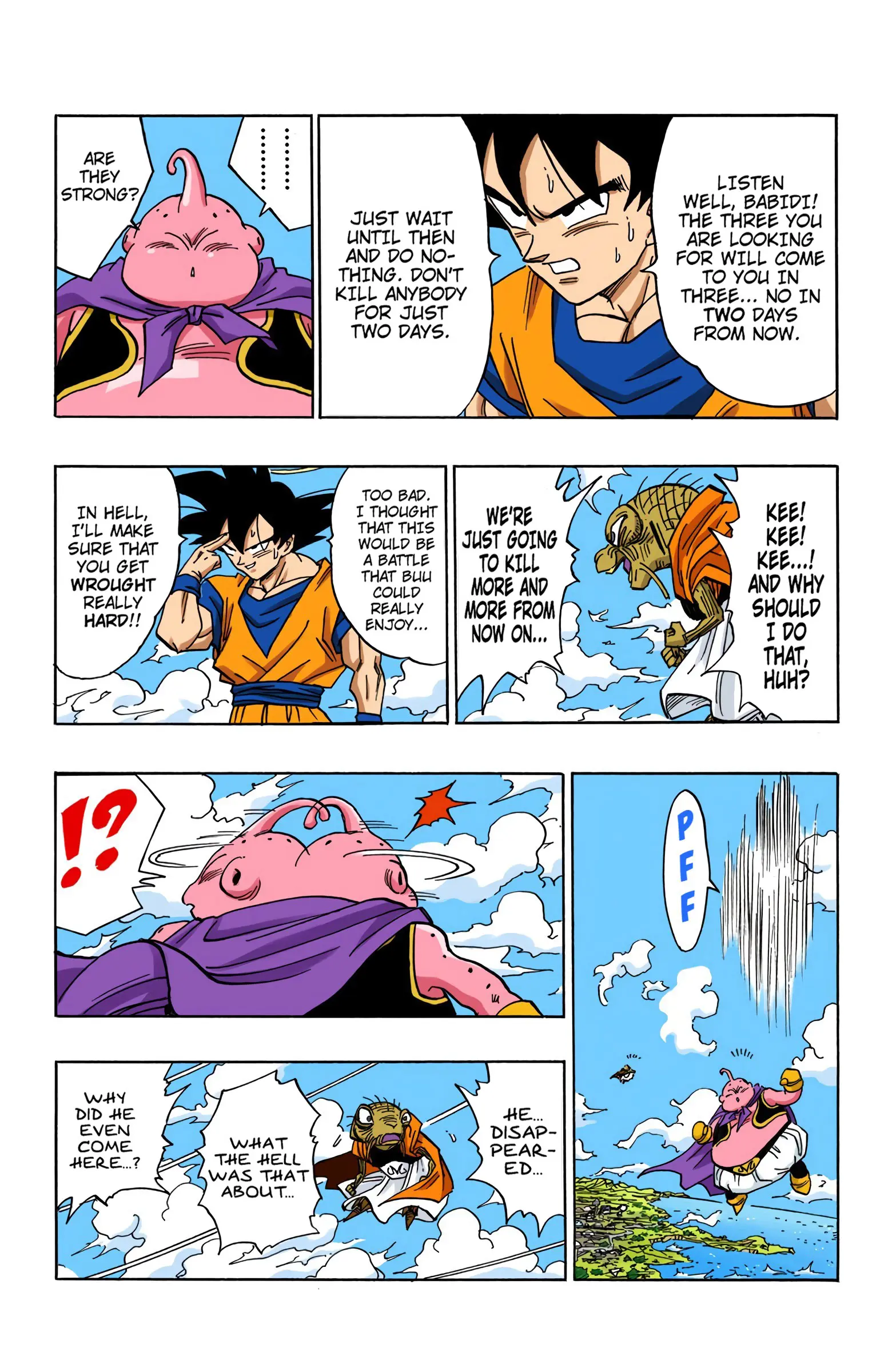 DBZ Majin Buu Saga Colored Manga, chapter 475, page 11