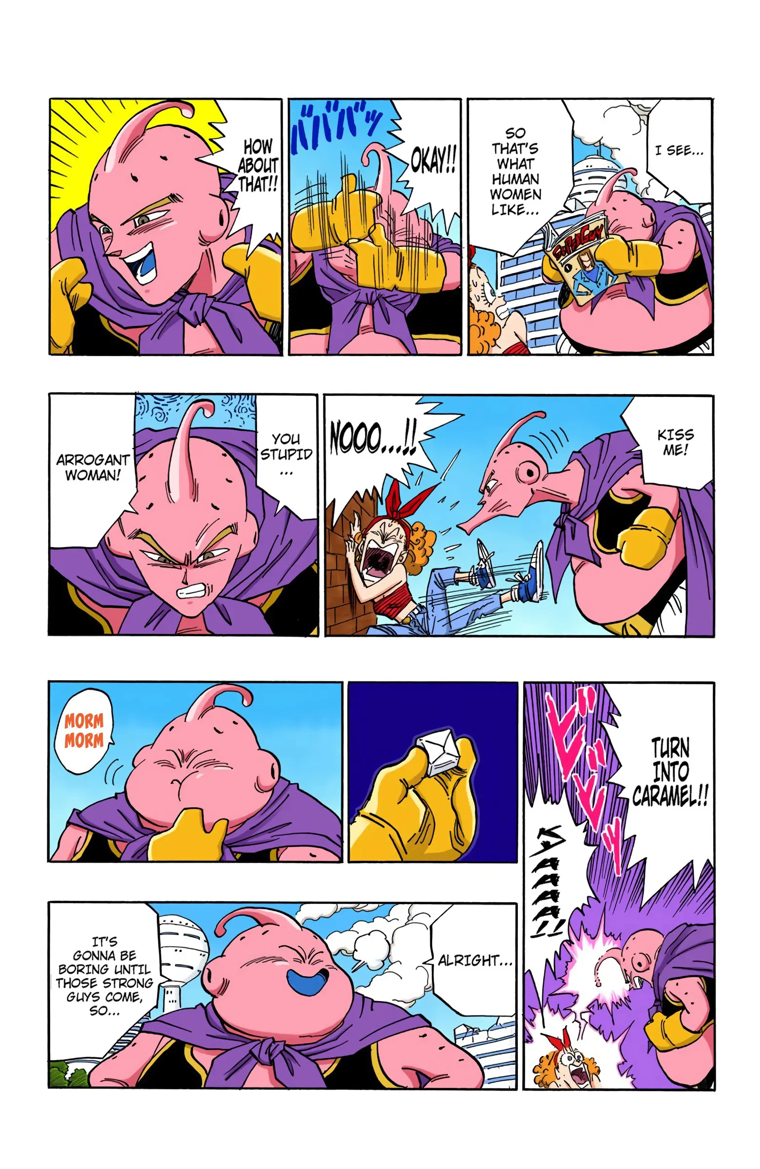 DBZ Majin Buu Saga Colored Manga, chapter 476, page 7