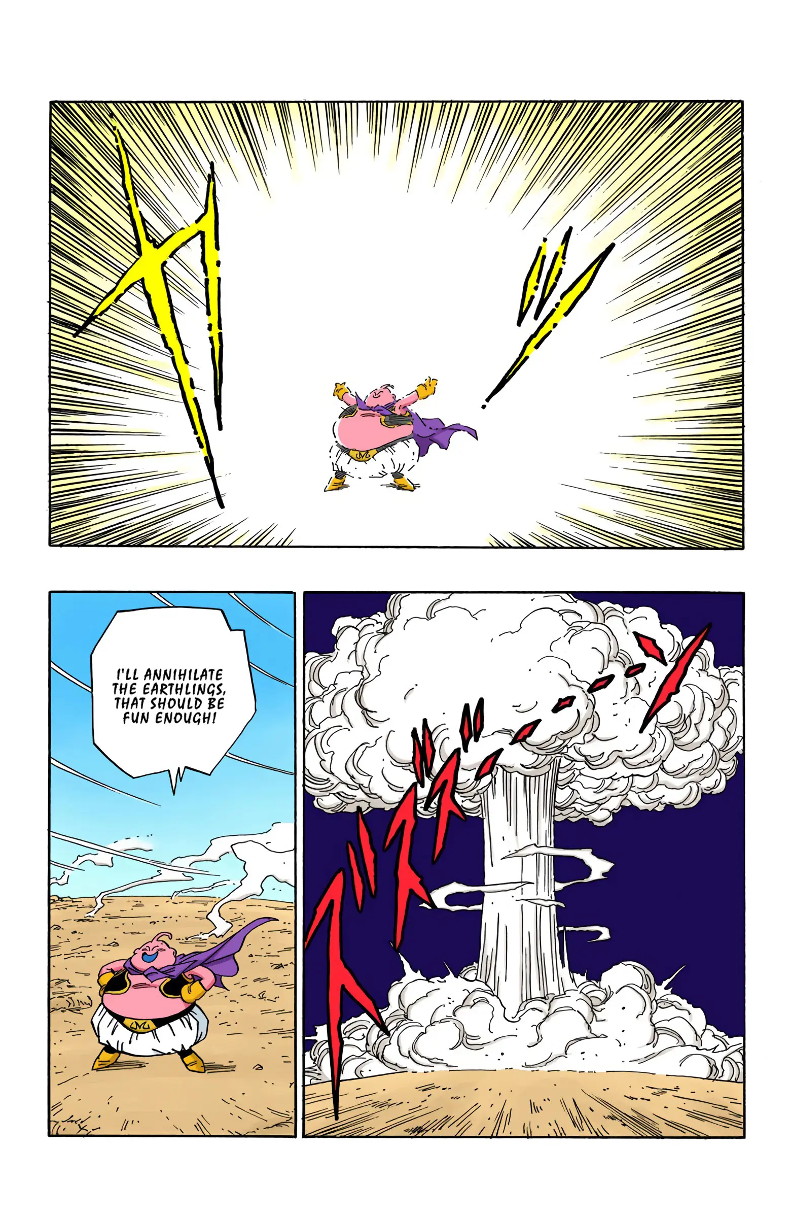 DBZ Majin Buu Saga Colored Manga, chapter 476, page 8
