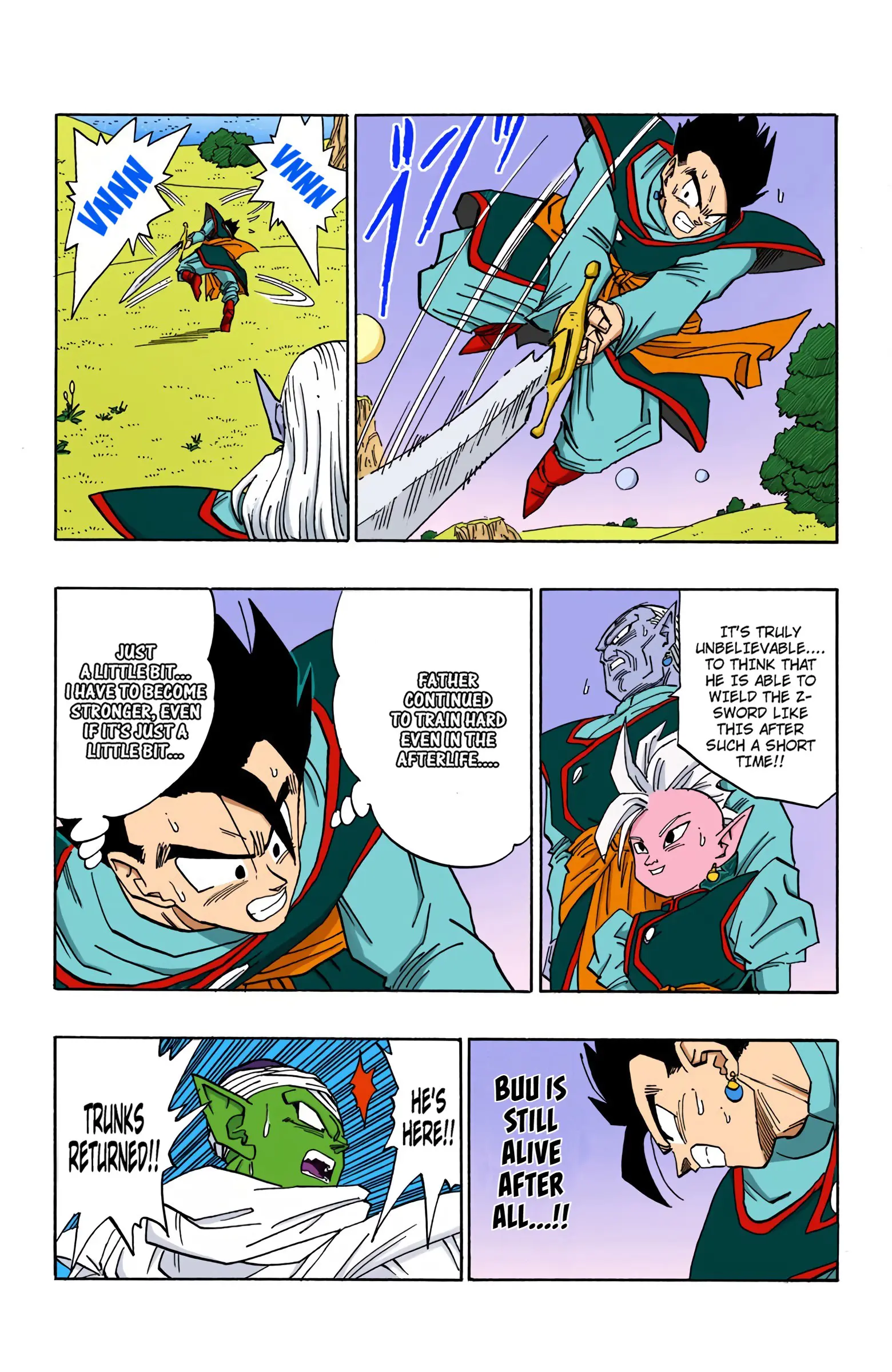 DBZ Majin Buu Saga Colored Manga, chapter 476, page 12