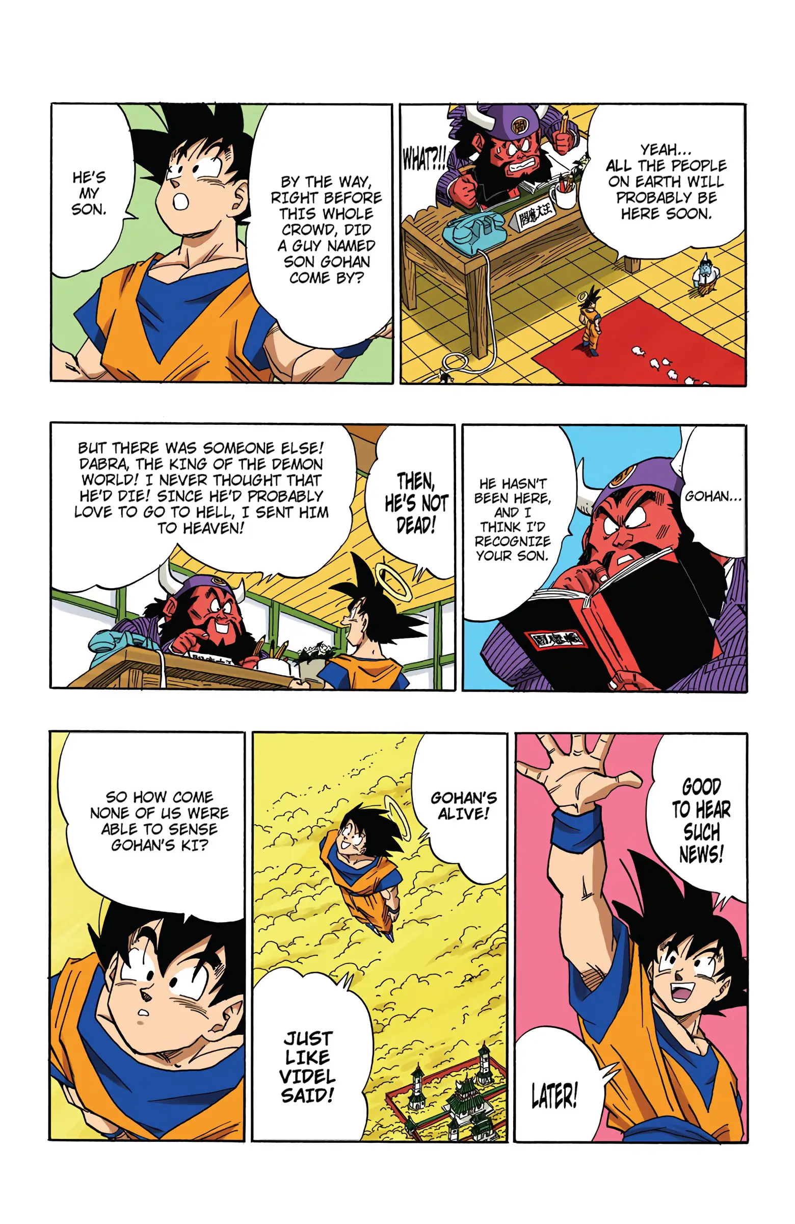 DBZ Majin Buu Saga Colored Manga, chapter 478, page 3