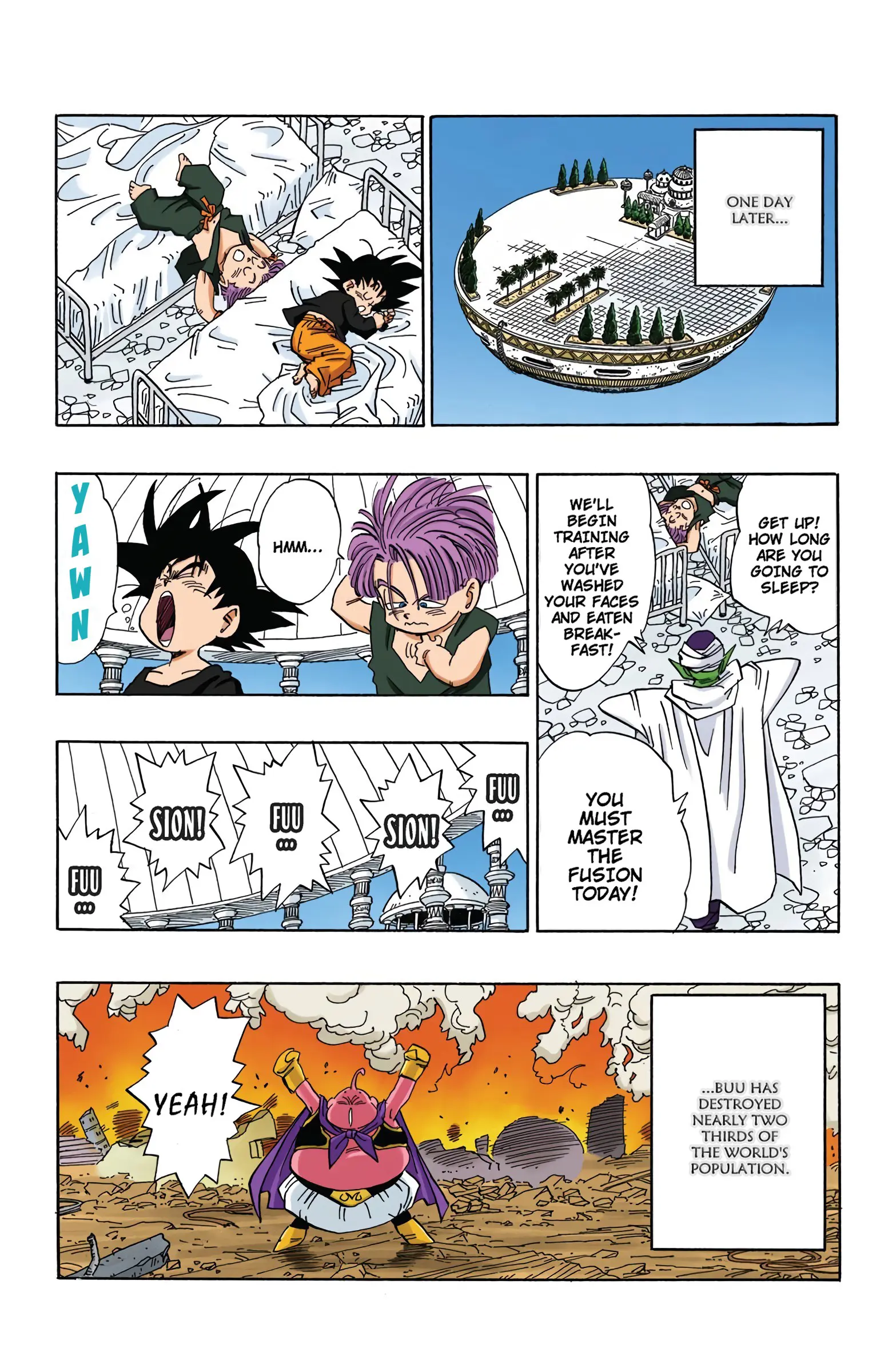 DBZ Majin Buu Saga Colored Manga, chapter 478, page 7