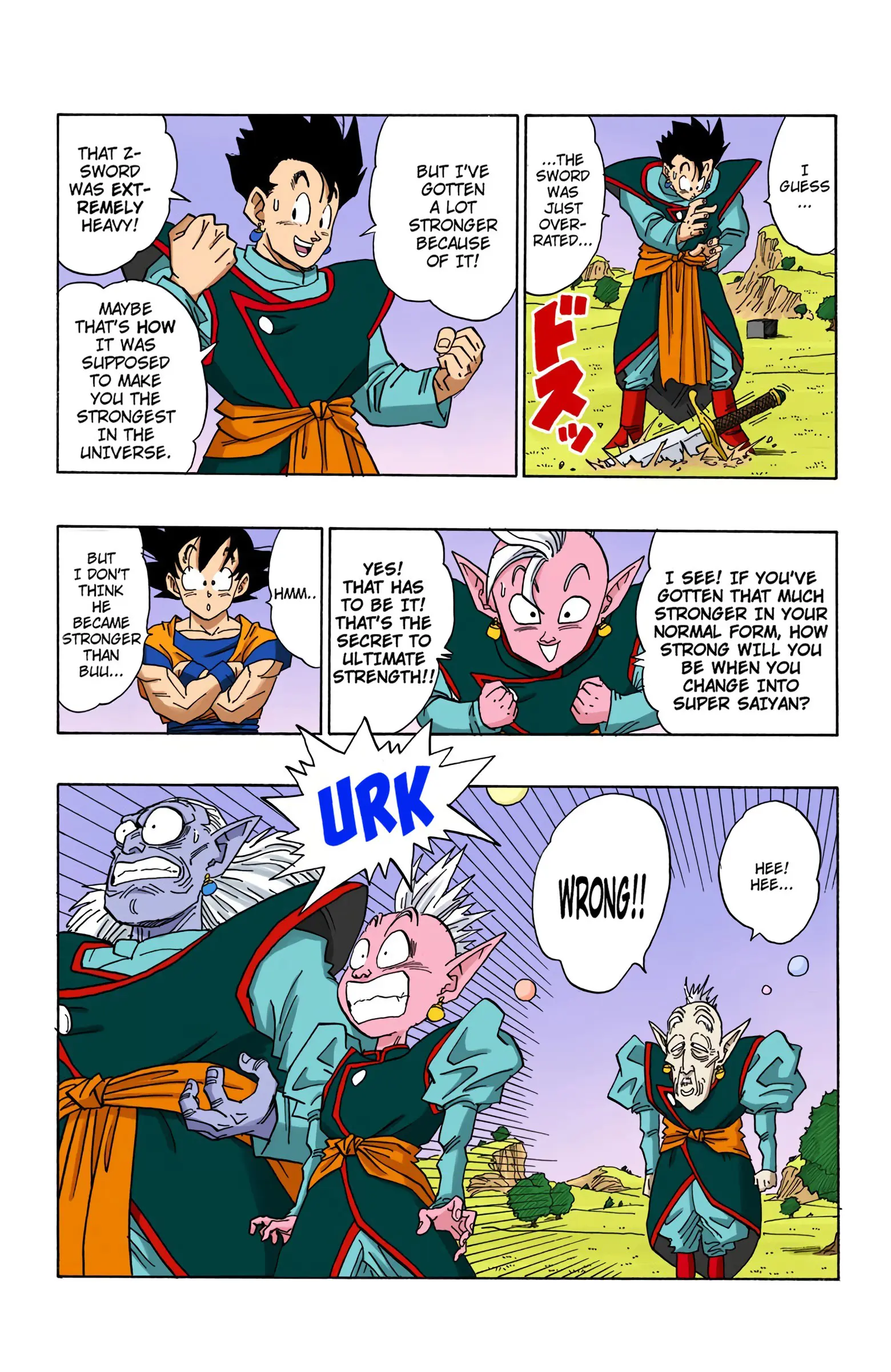 DBZ Majin Buu Saga Colored Manga, chapter 479, page 5