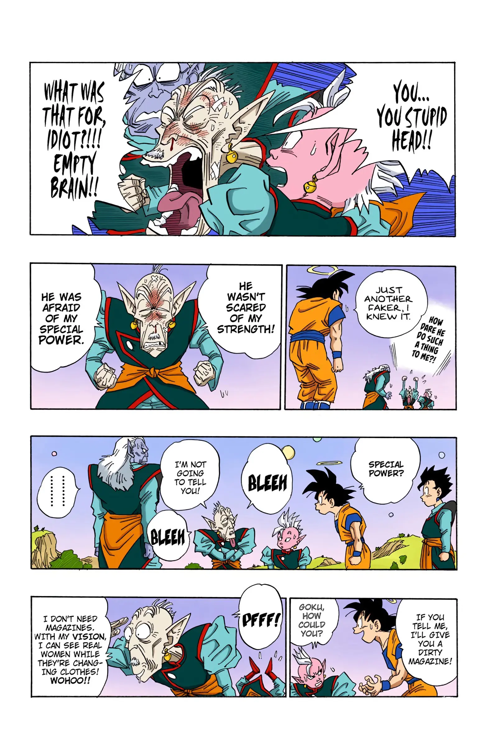 DBZ Majin Buu Saga Colored Manga, chapter 479, page 8