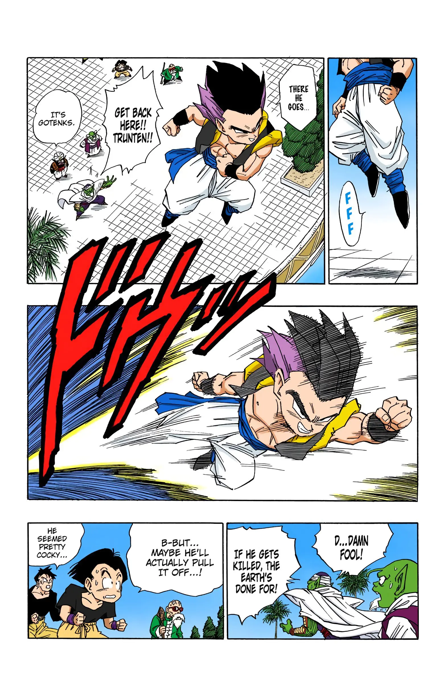 DBZ Majin Buu Saga Colored Manga, chapter 480, page 12