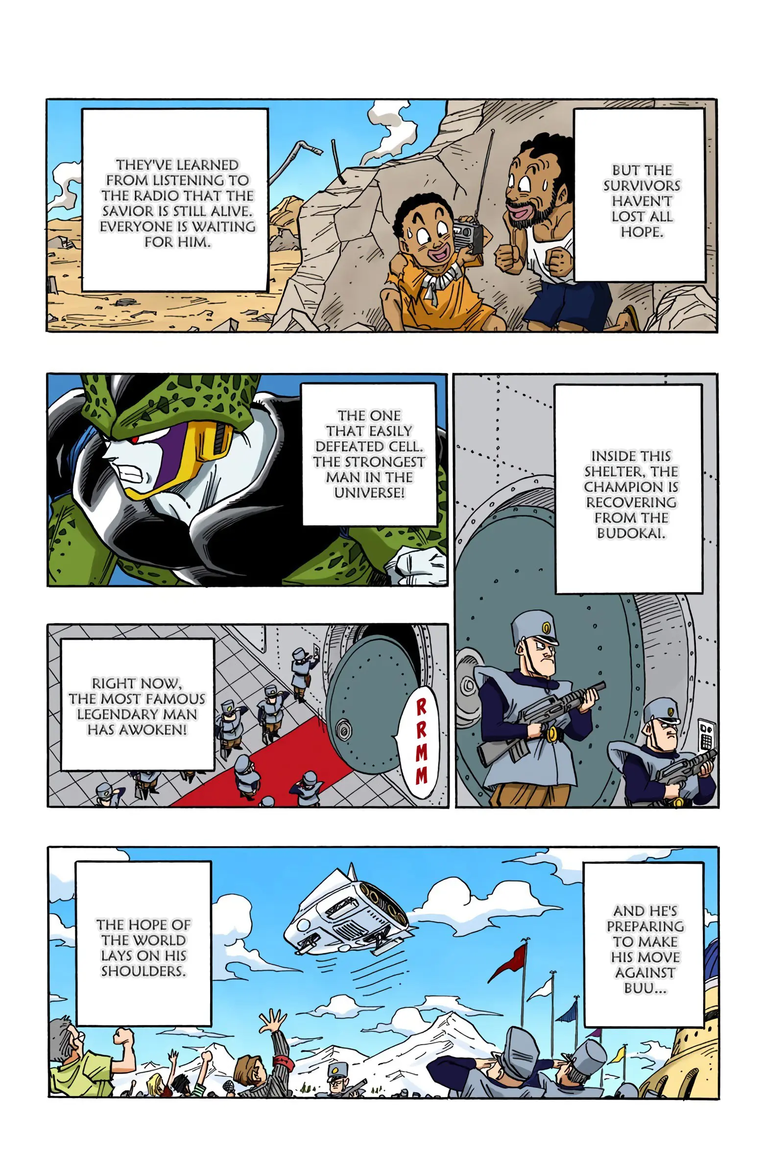 DBZ Majin Buu Saga Colored Manga, chapter 481, page 2