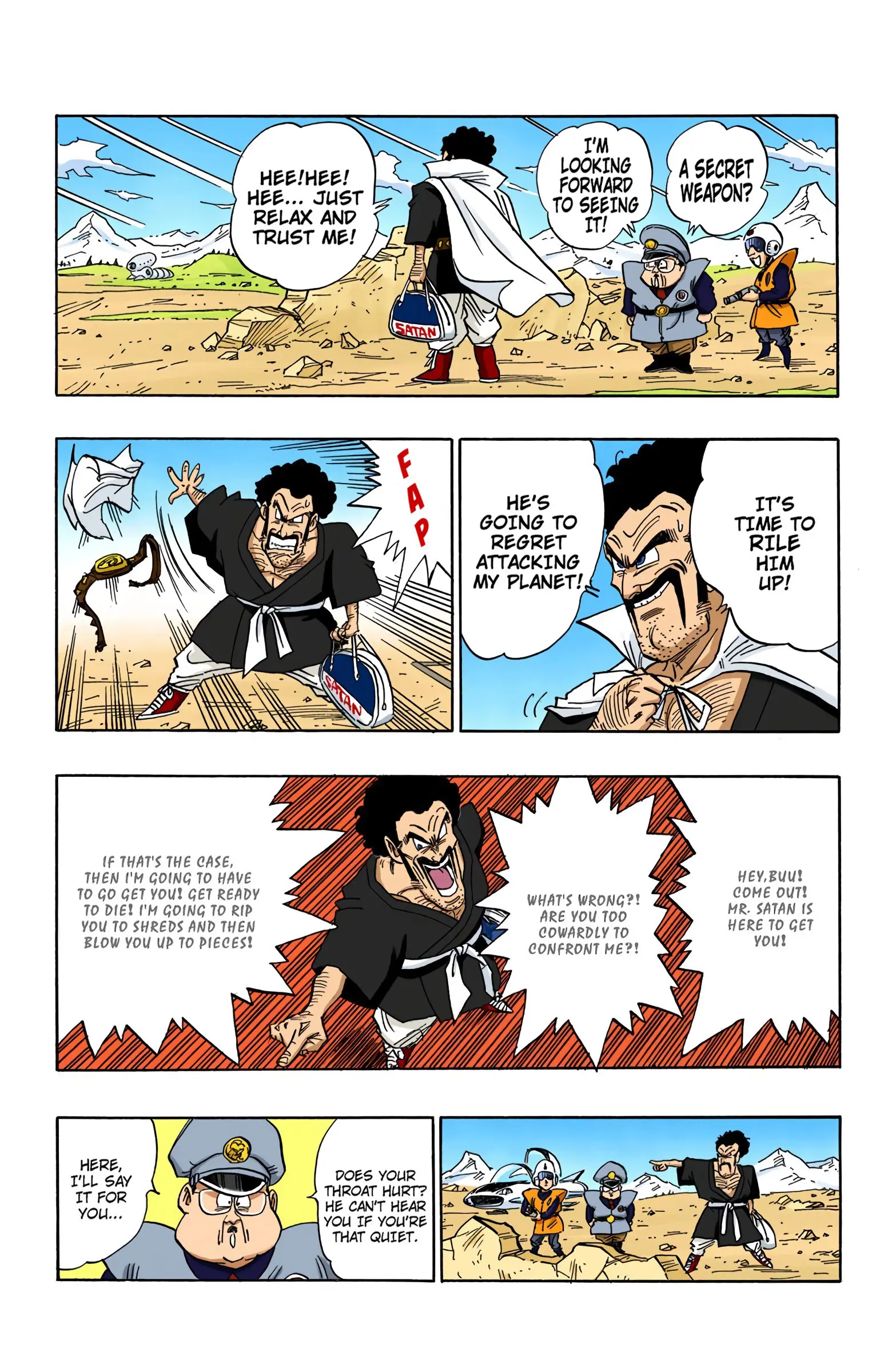 DBZ Majin Buu Saga Colored Manga, chapter 481, page 4