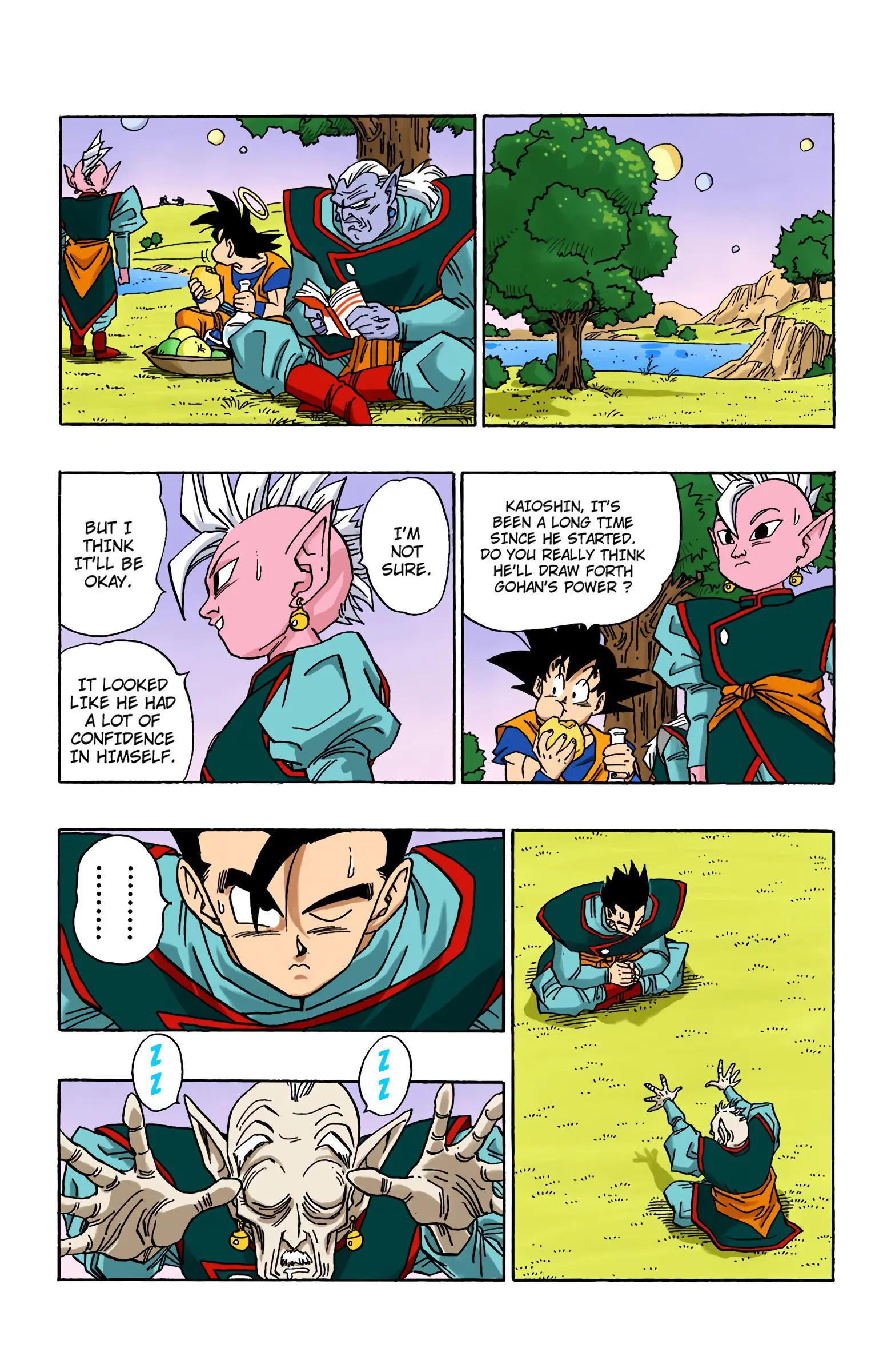 DBZ Majin Buu Saga Colored Manga, chapter 482, page 2