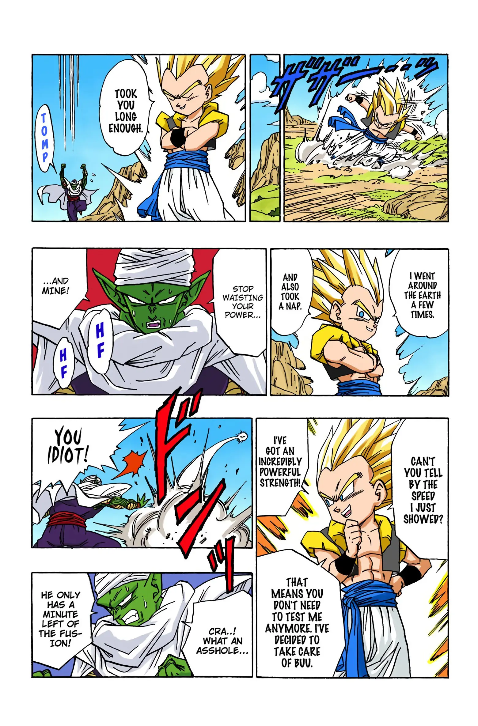 DBZ Majin Buu Saga Colored Manga, chapter 482, page 10