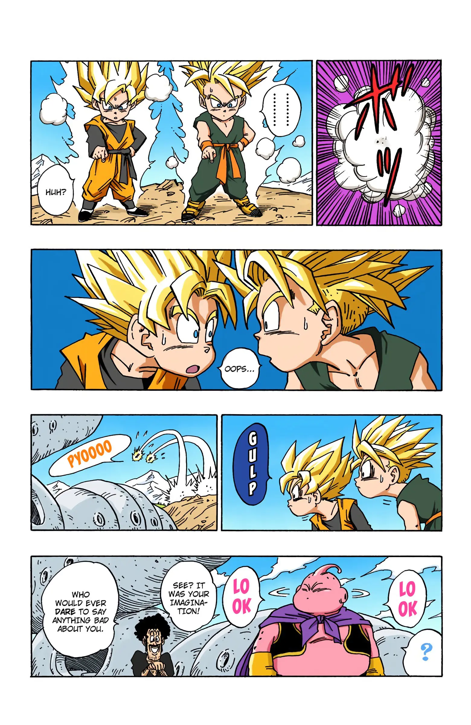 DBZ Majin Buu Saga Colored Manga, chapter 482, page 12