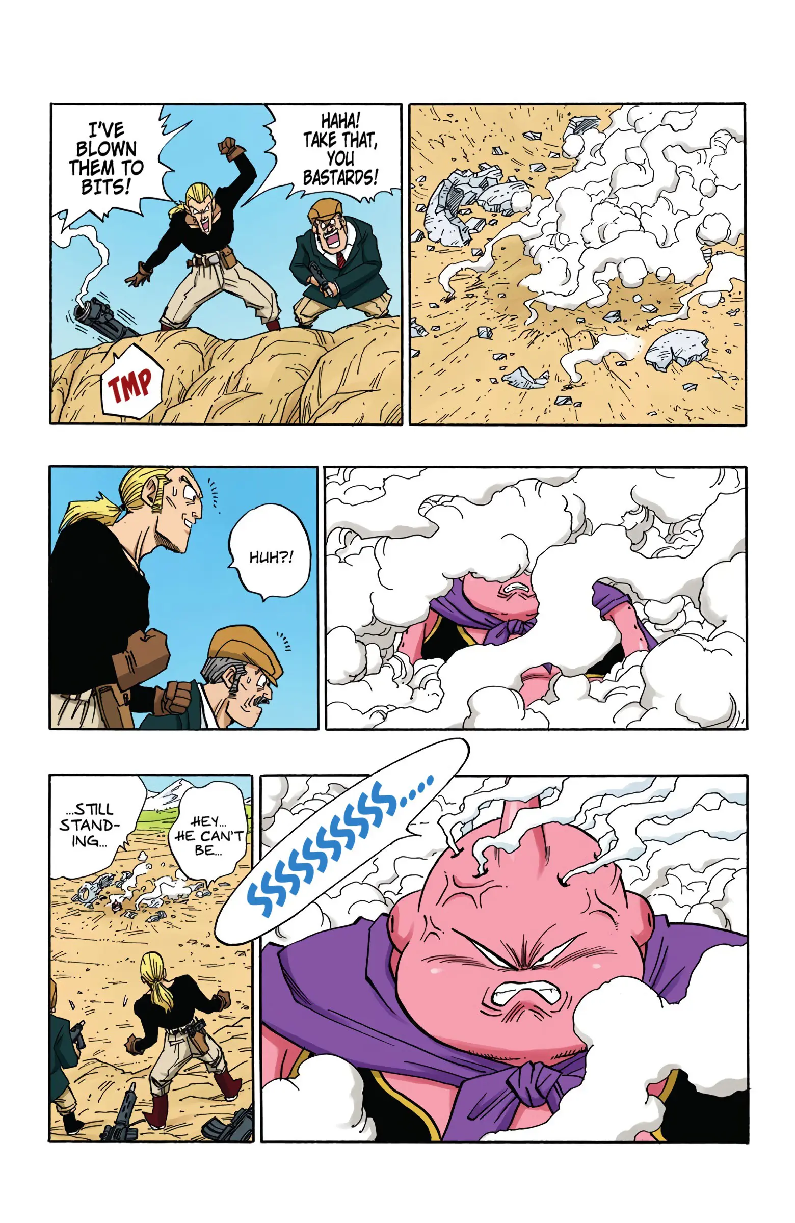 DBZ Majin Buu Saga Colored Manga, chapter 484, page 4