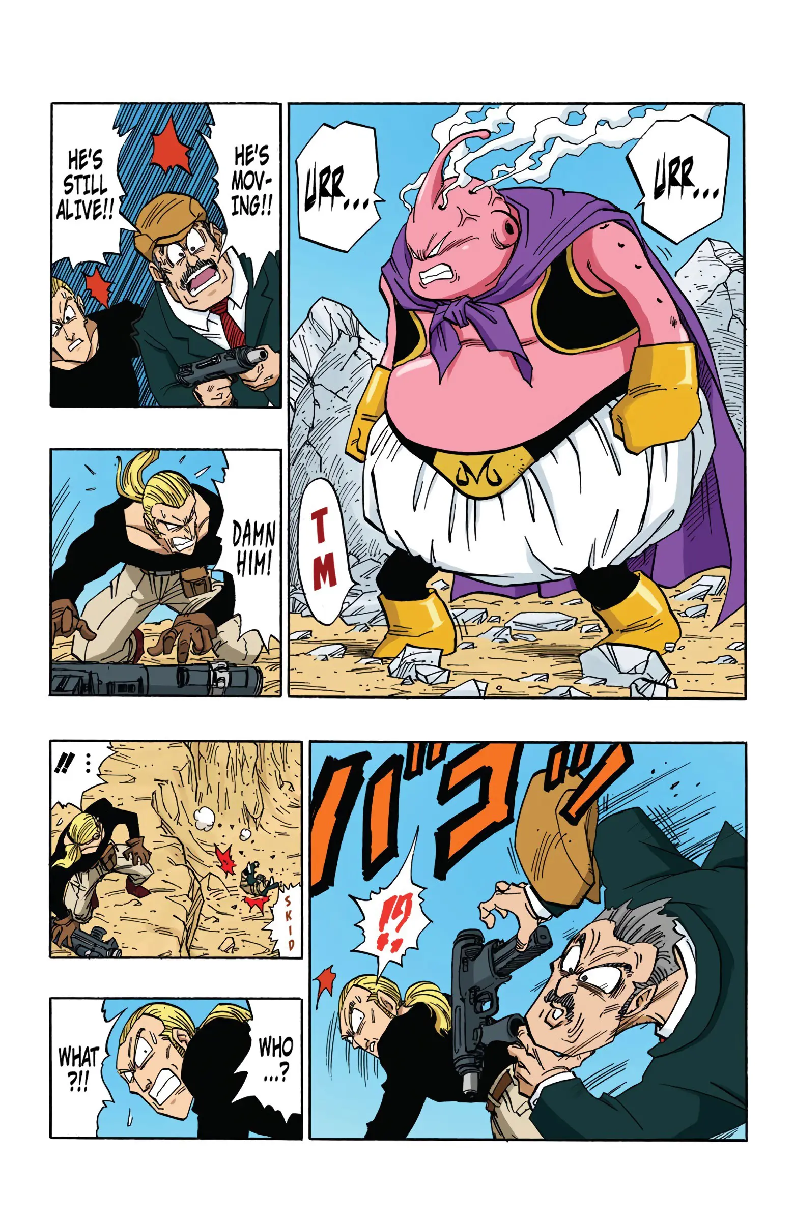 DBZ Majin Buu Saga Colored Manga, chapter 484, page 5