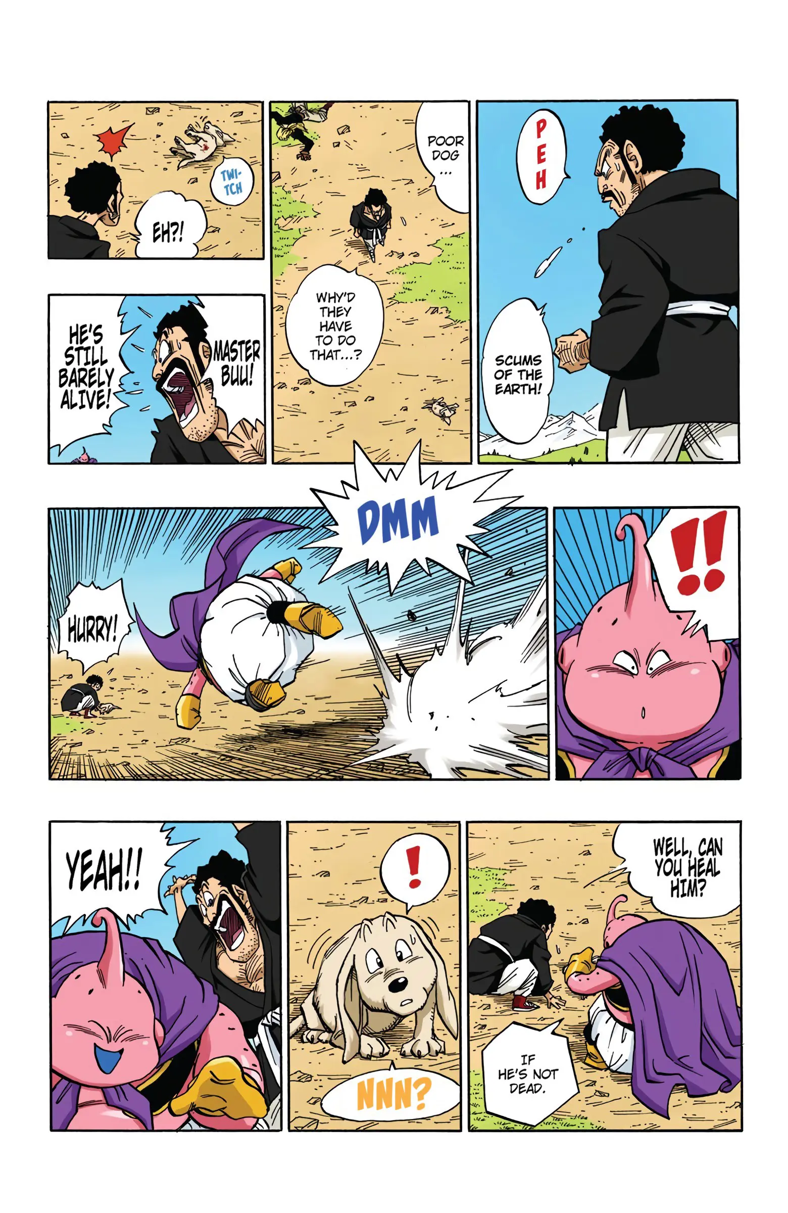 DBZ Majin Buu Saga Colored Manga, chapter 484, page 8