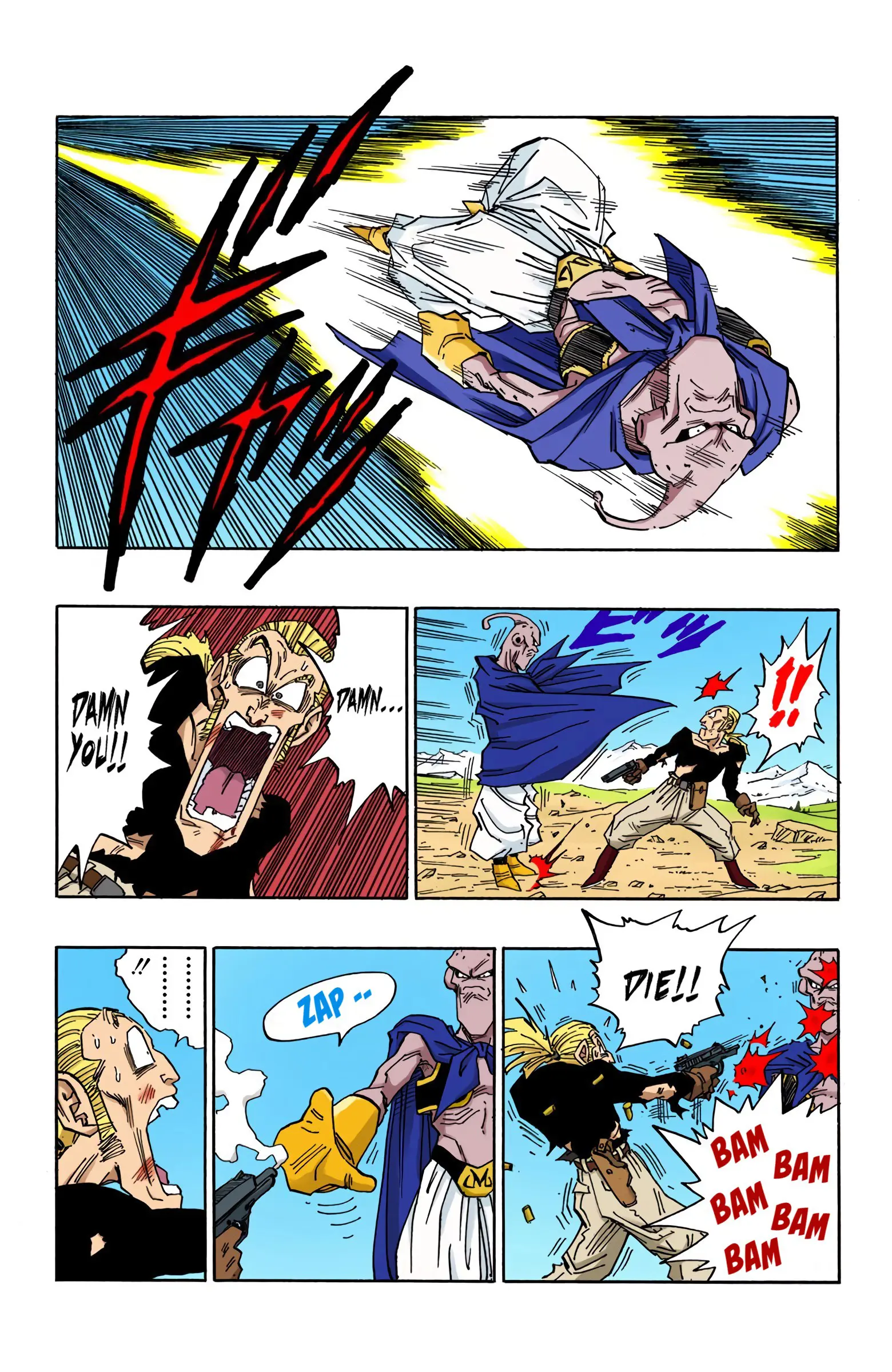 DBZ Majin Buu Saga Colored Manga, chapter 485, page 4