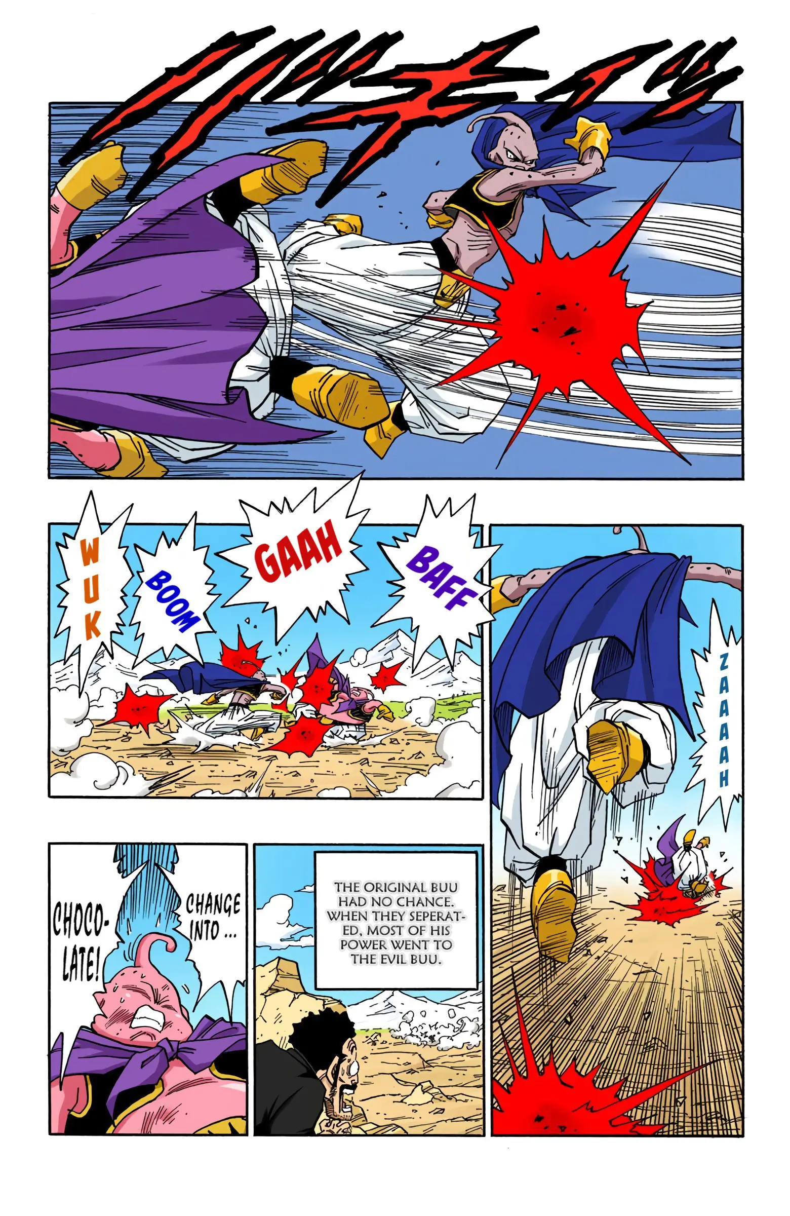 DBZ Majin Buu Saga Colored Manga, chapter 485, page 8