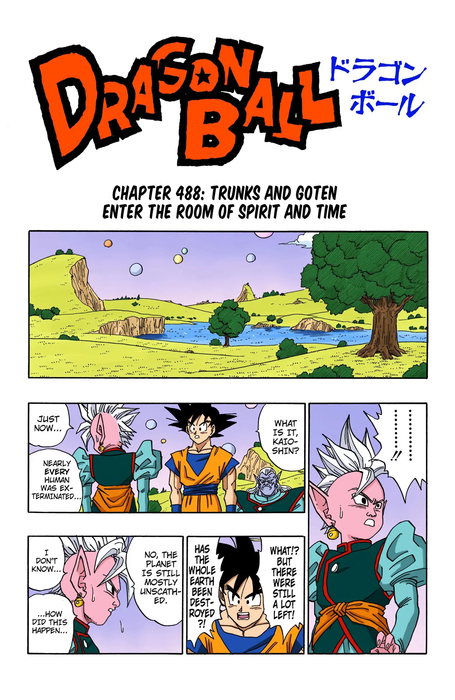 DBZ Majin Buu Saga Colored Manga, chapter 488, page 1