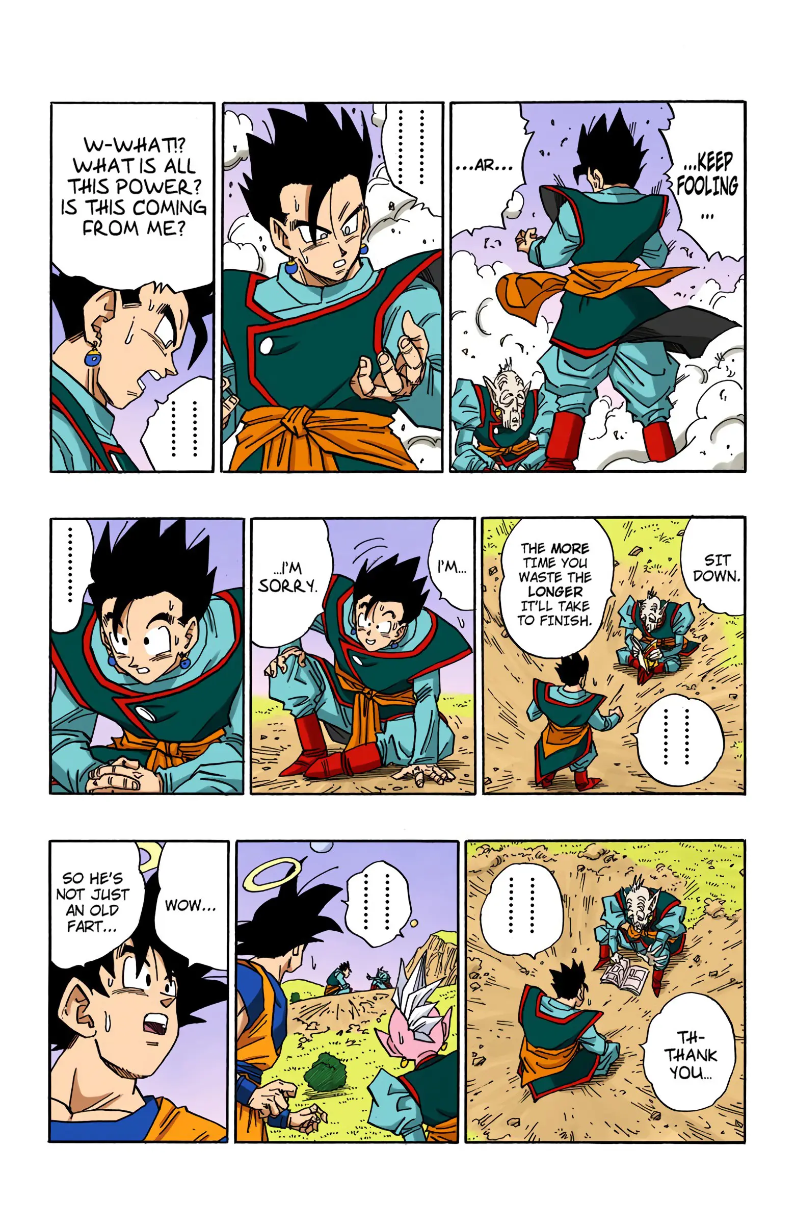 DBZ Majin Buu Saga Colored Manga, chapter 488, page 4