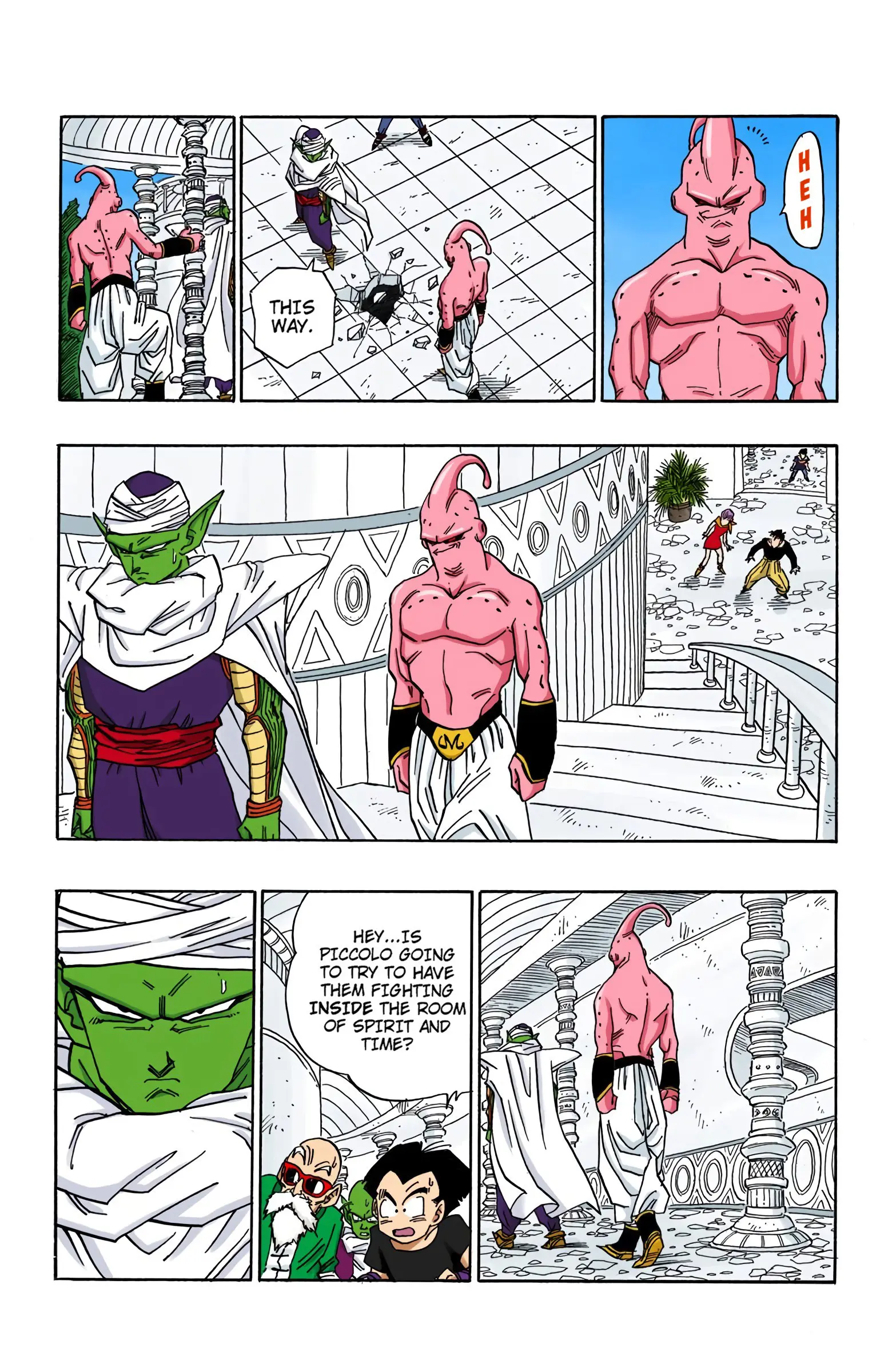 DBZ Majin Buu Saga Colored Manga, chapter 488, page 13