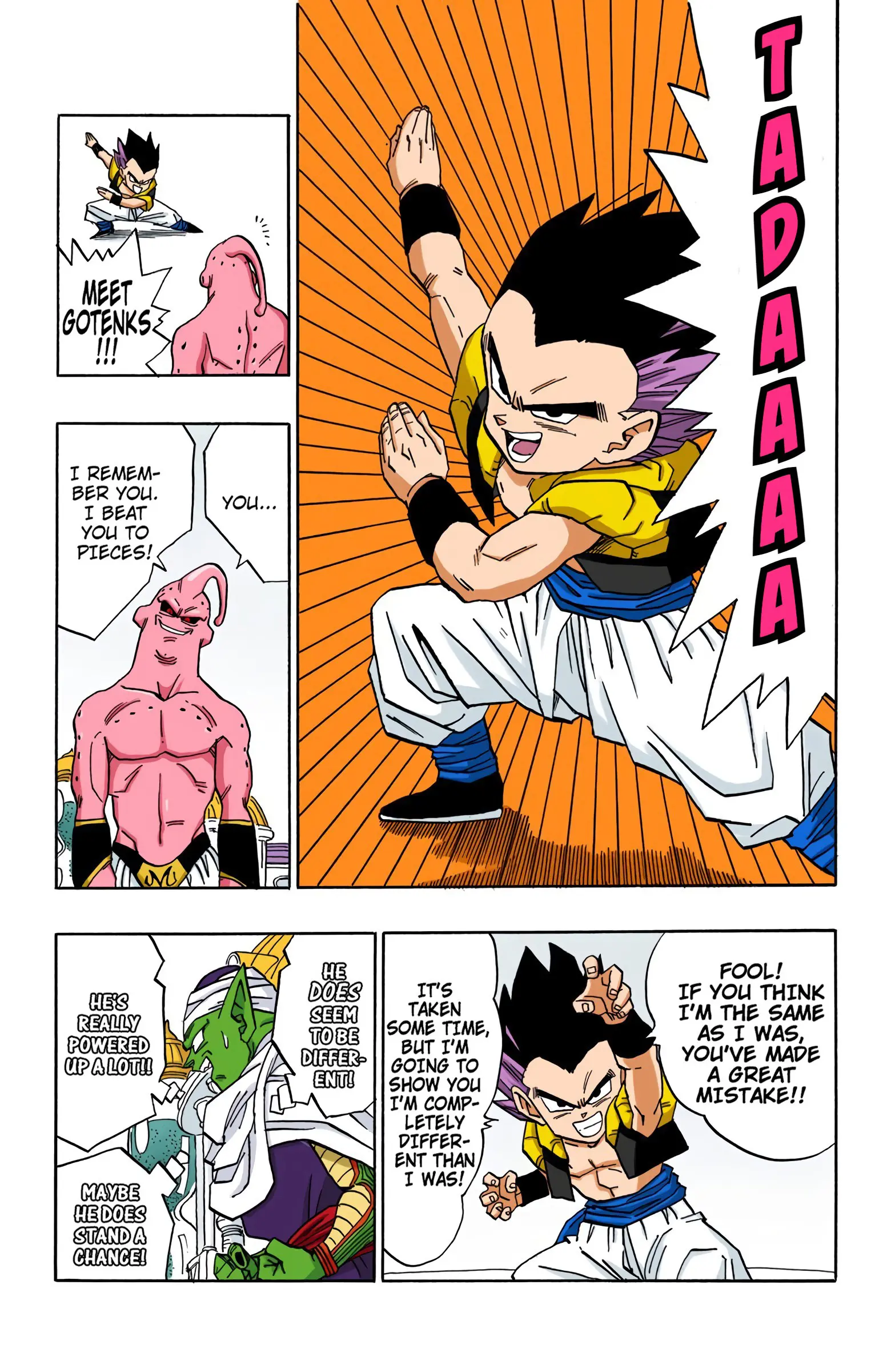 DBZ Majin Buu Saga Colored Manga, chapter 489, page 12