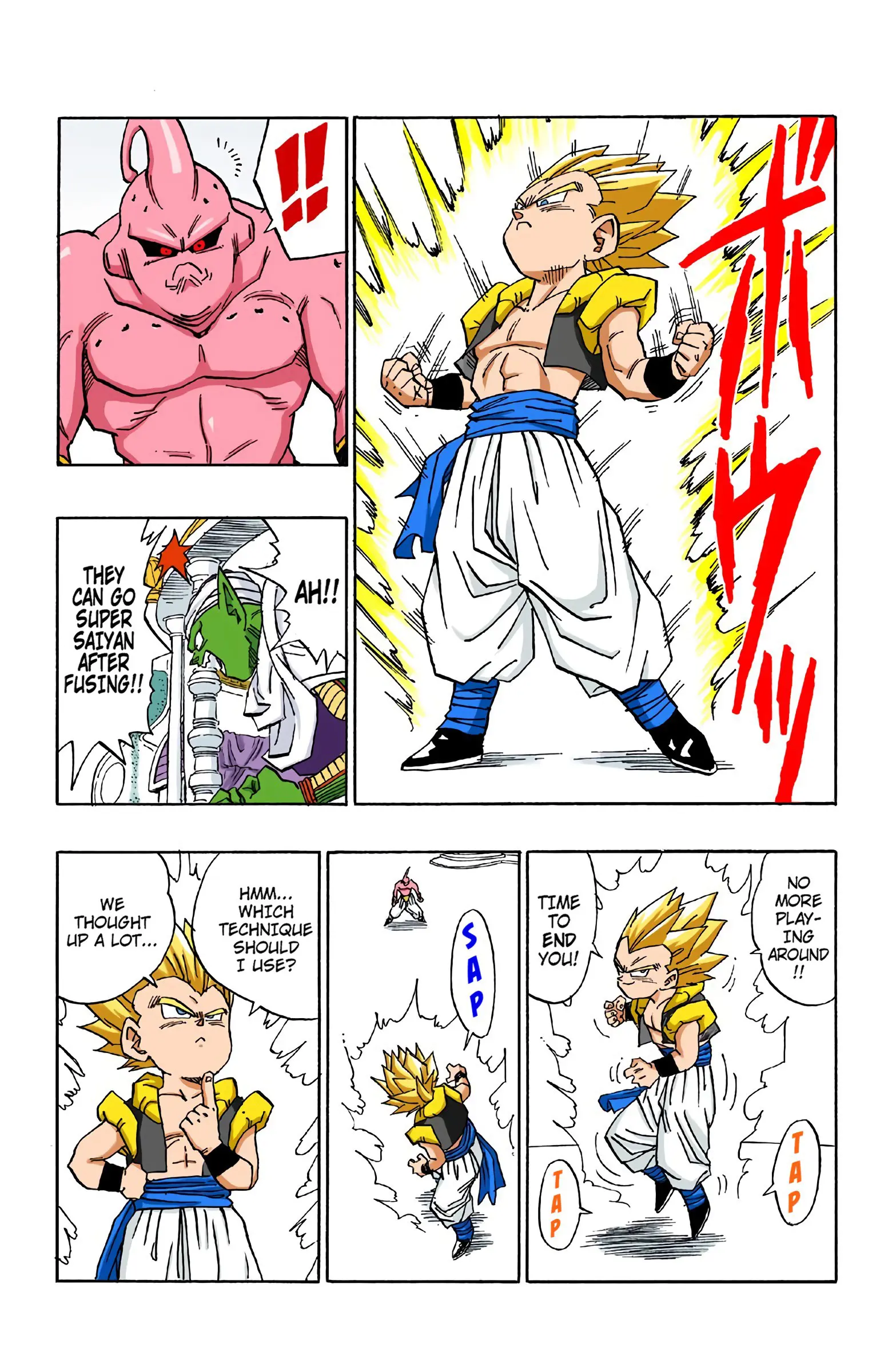 DBZ Majin Buu Saga Colored Manga, chapter 490, page 5