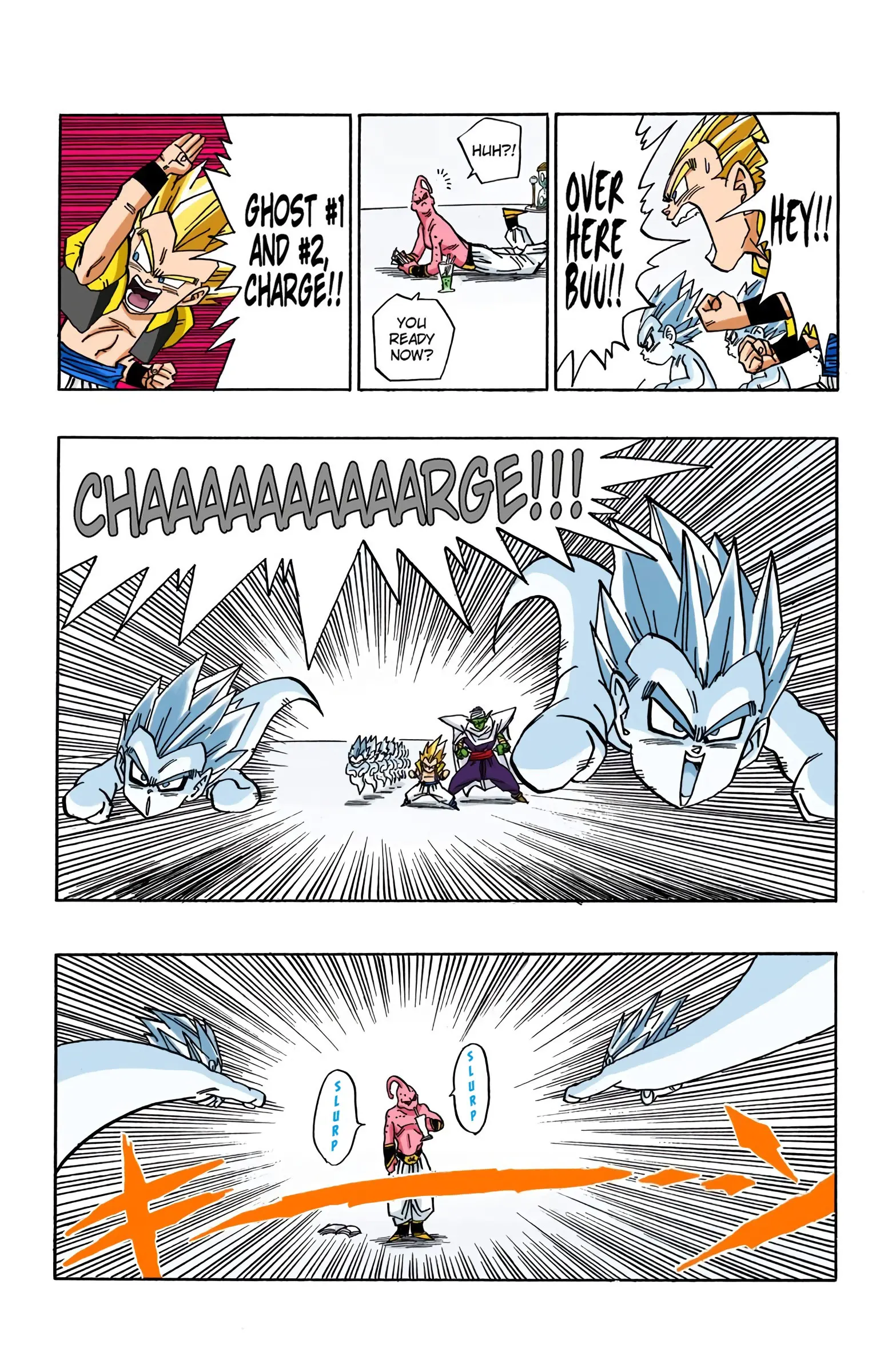 DBZ Majin Buu Saga Colored Manga, chapter 491, page 8