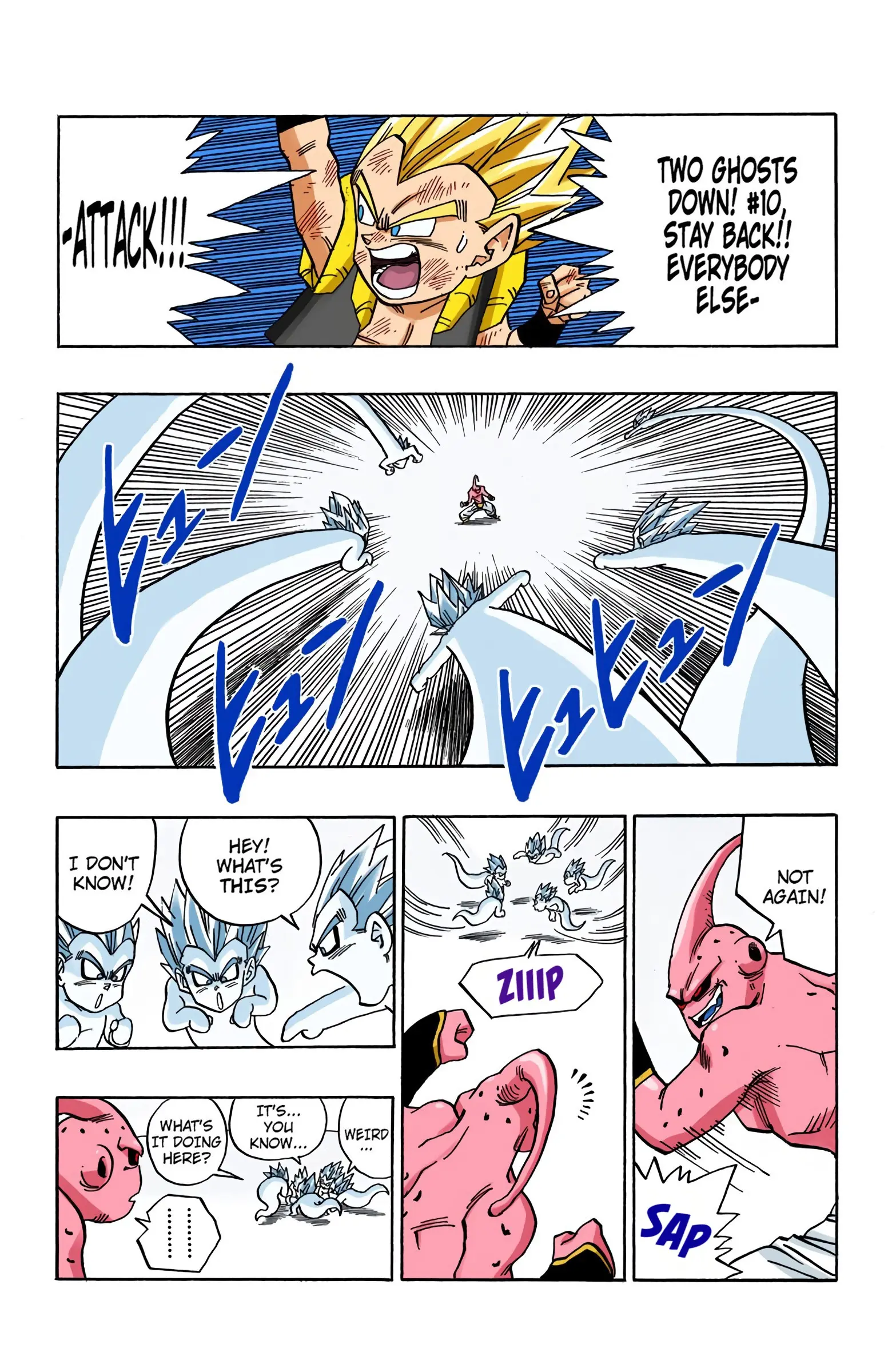 DBZ Majin Buu Saga Colored Manga, chapter 491, page 11