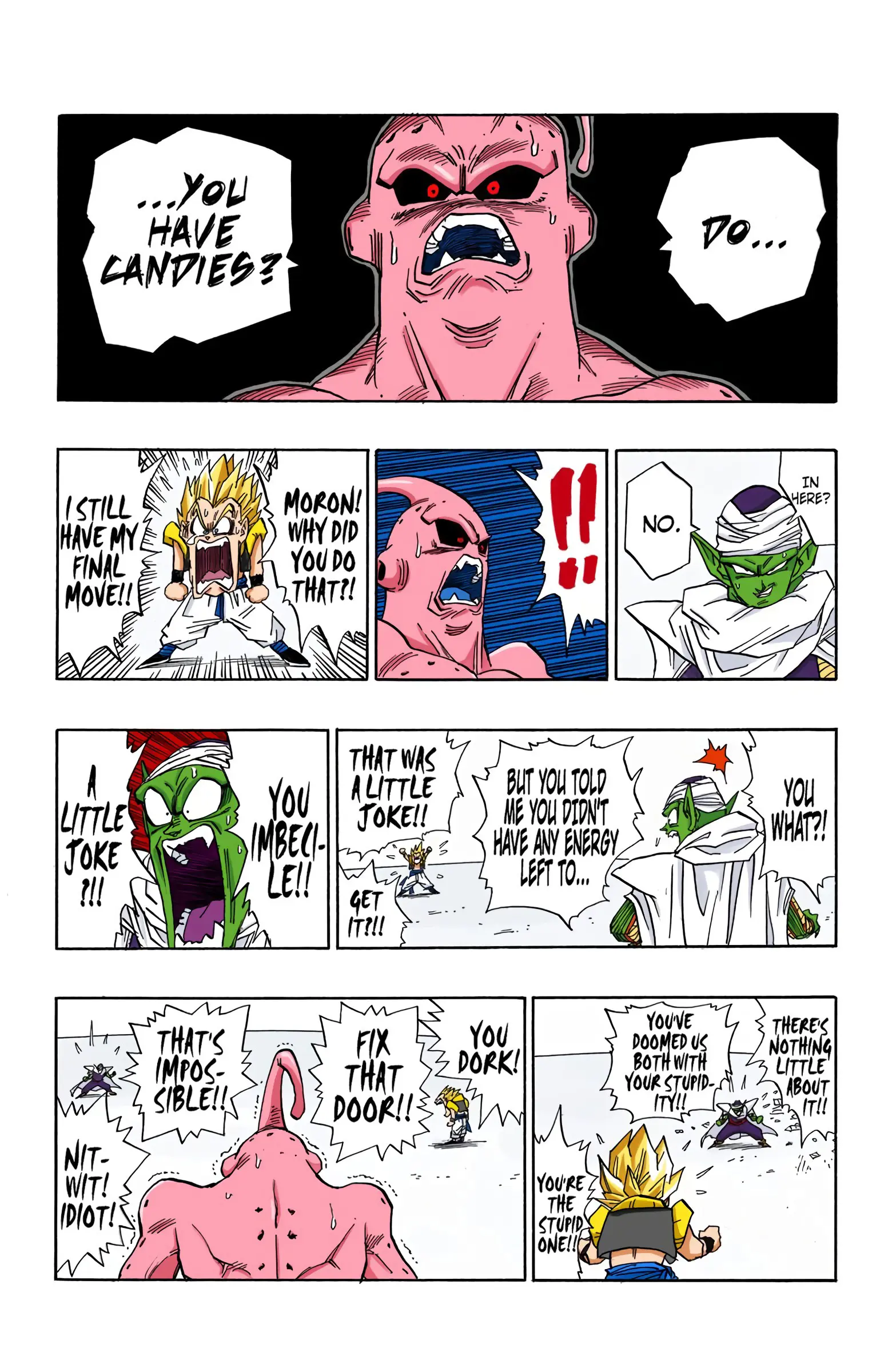 DBZ Majin Buu Saga Colored Manga, chapter 492, page 11