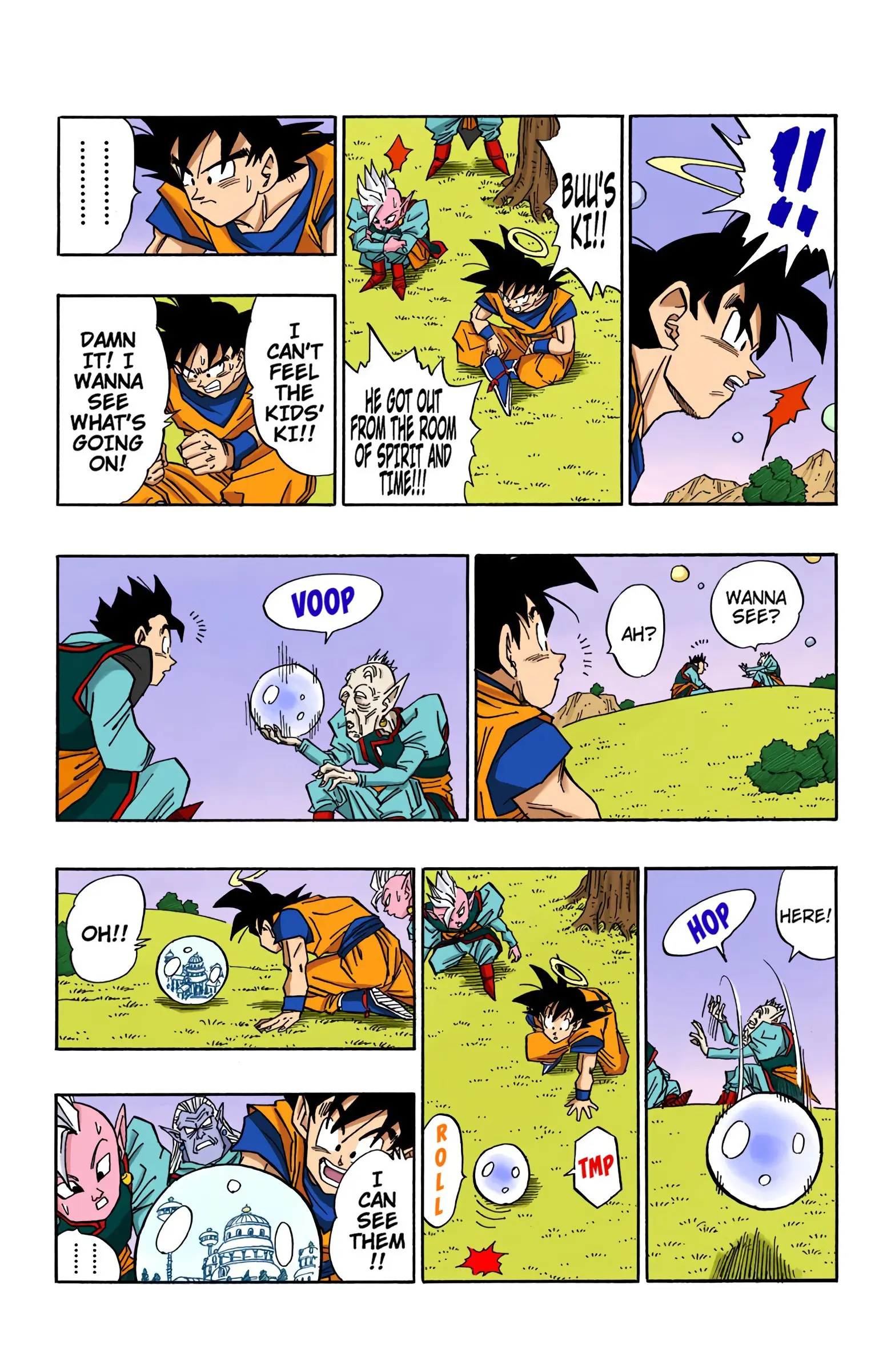 DBZ Majin Buu Saga Colored Manga, chapter 493, page 3