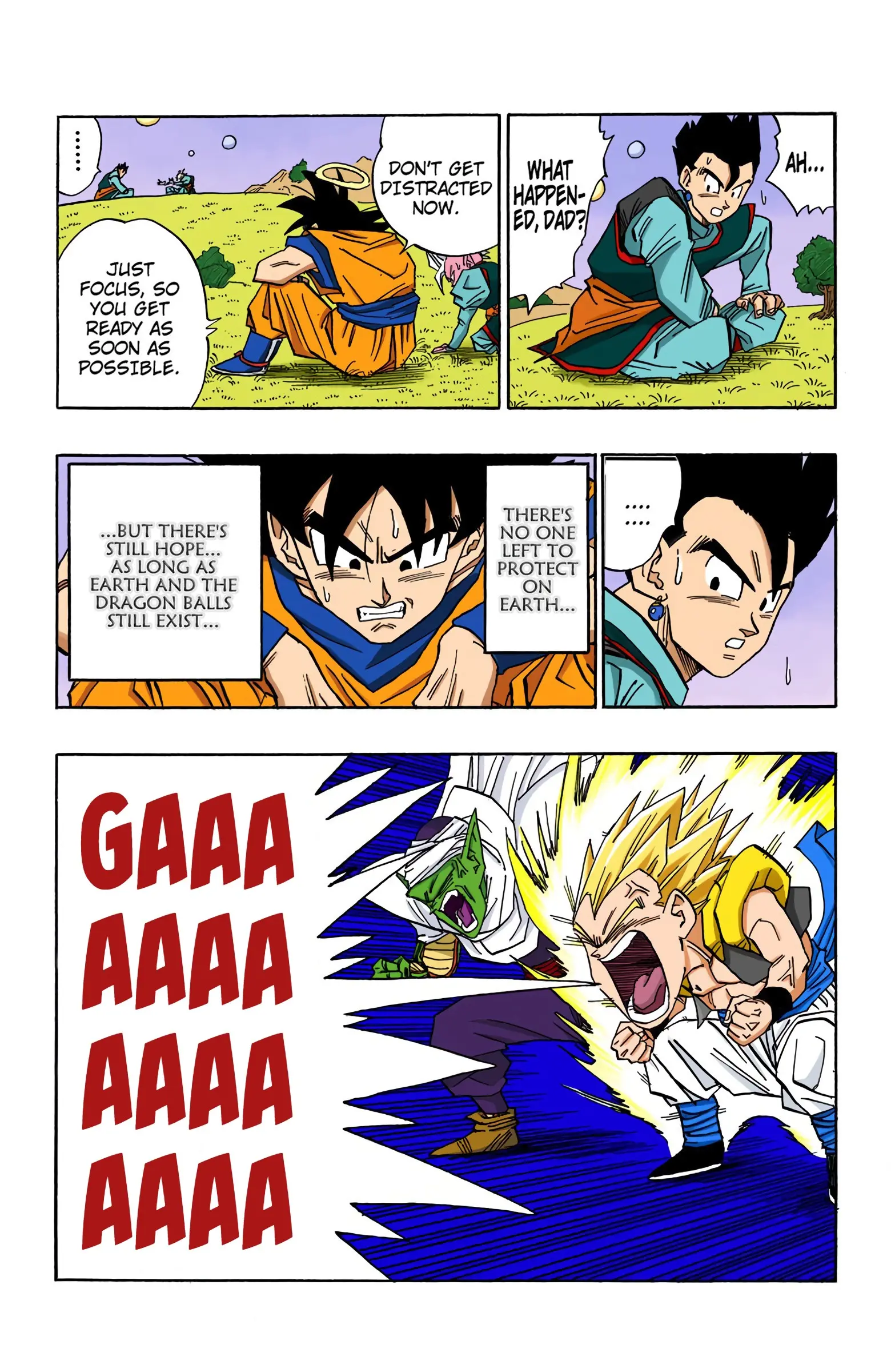 DBZ Majin Buu Saga Colored Manga, chapter 493, page 6