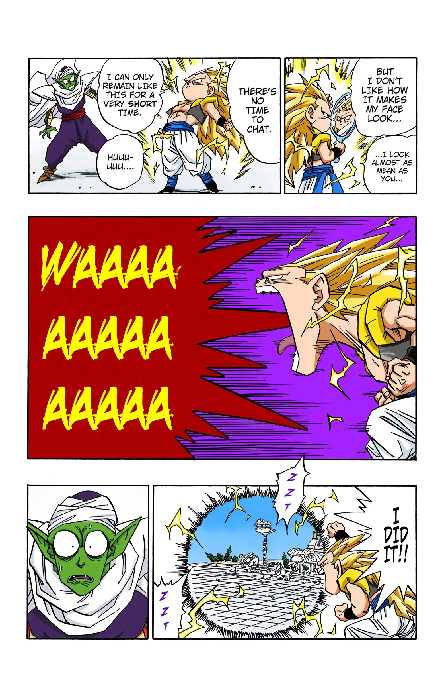 DBZ Majin Buu Saga Colored Manga, chapter 493, page 10