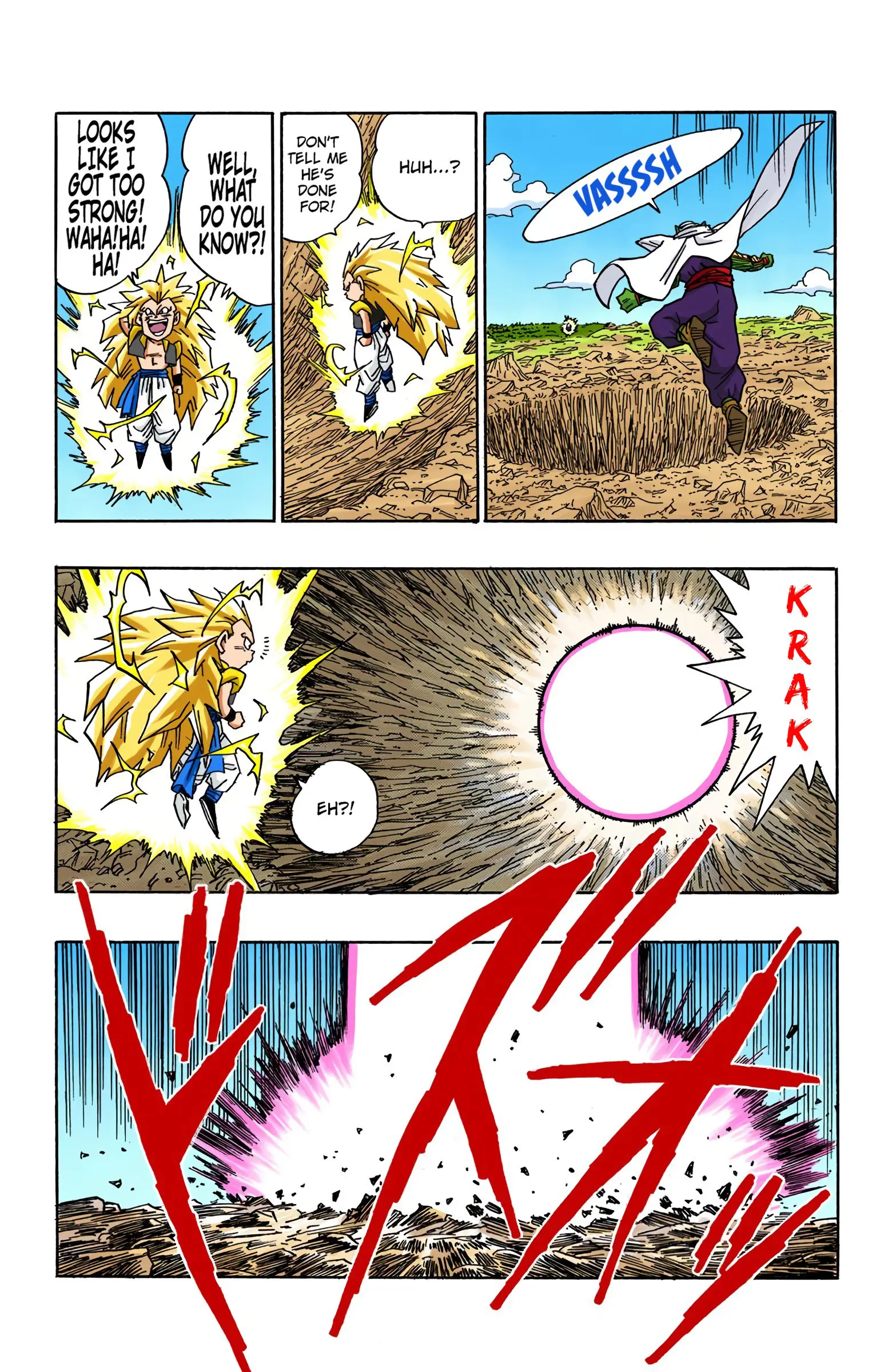 DBZ Majin Buu Saga Colored Manga, chapter 495, page 2