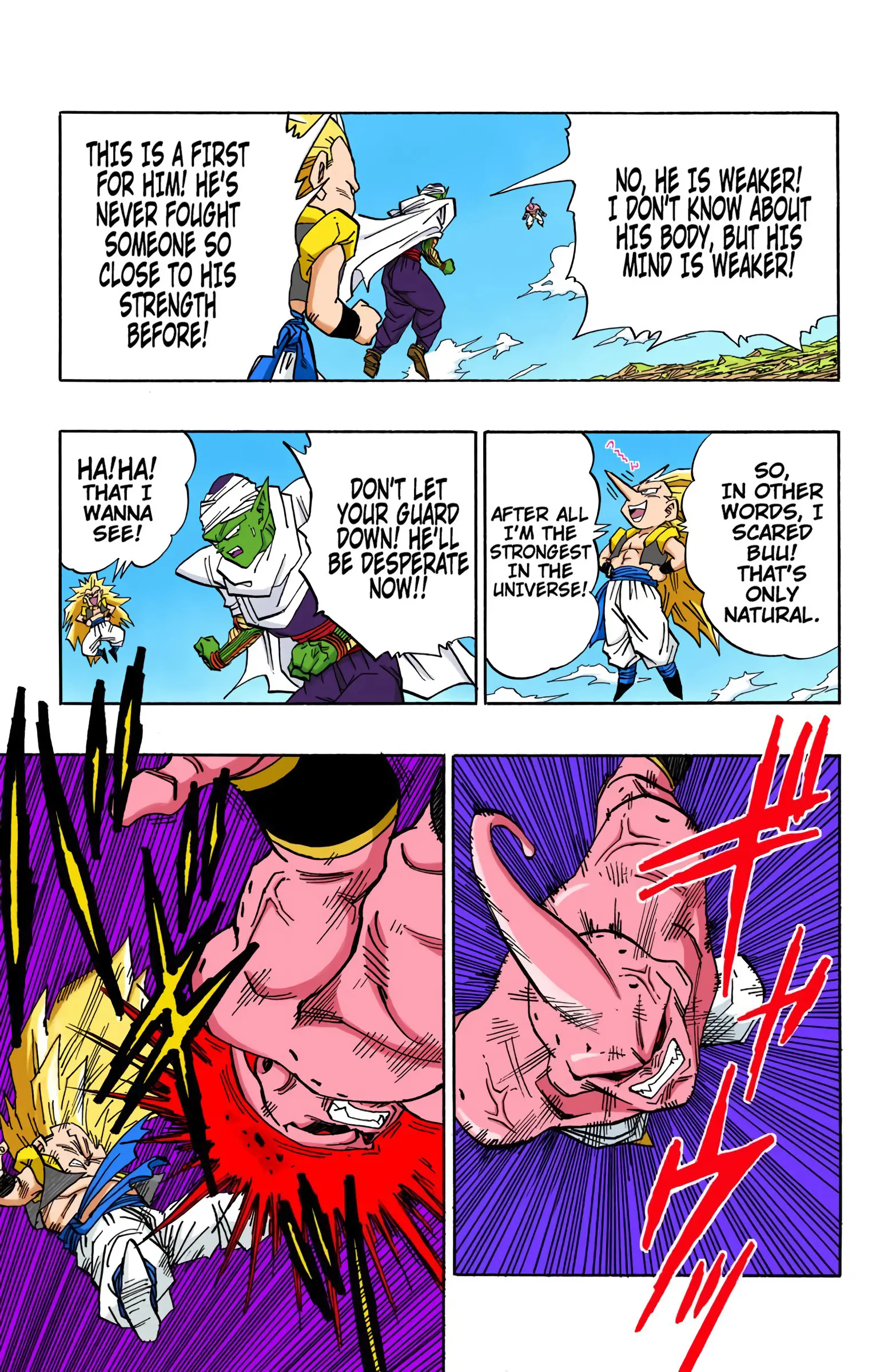 DBZ Majin Buu Saga Colored Manga, chapter 495, page 7