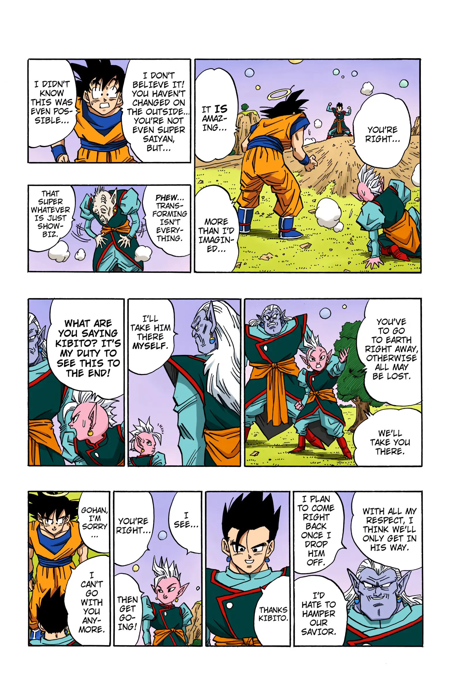 DBZ Majin Buu Saga Colored Manga, chapter 496, page 7