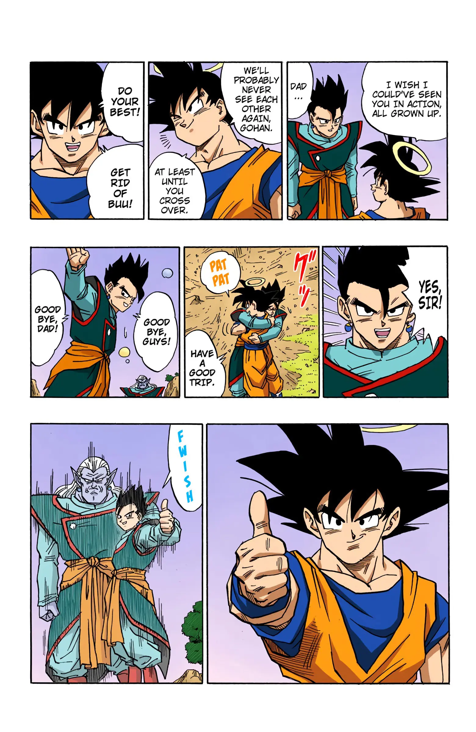 DBZ Majin Buu Saga Colored Manga, chapter 496, page 8