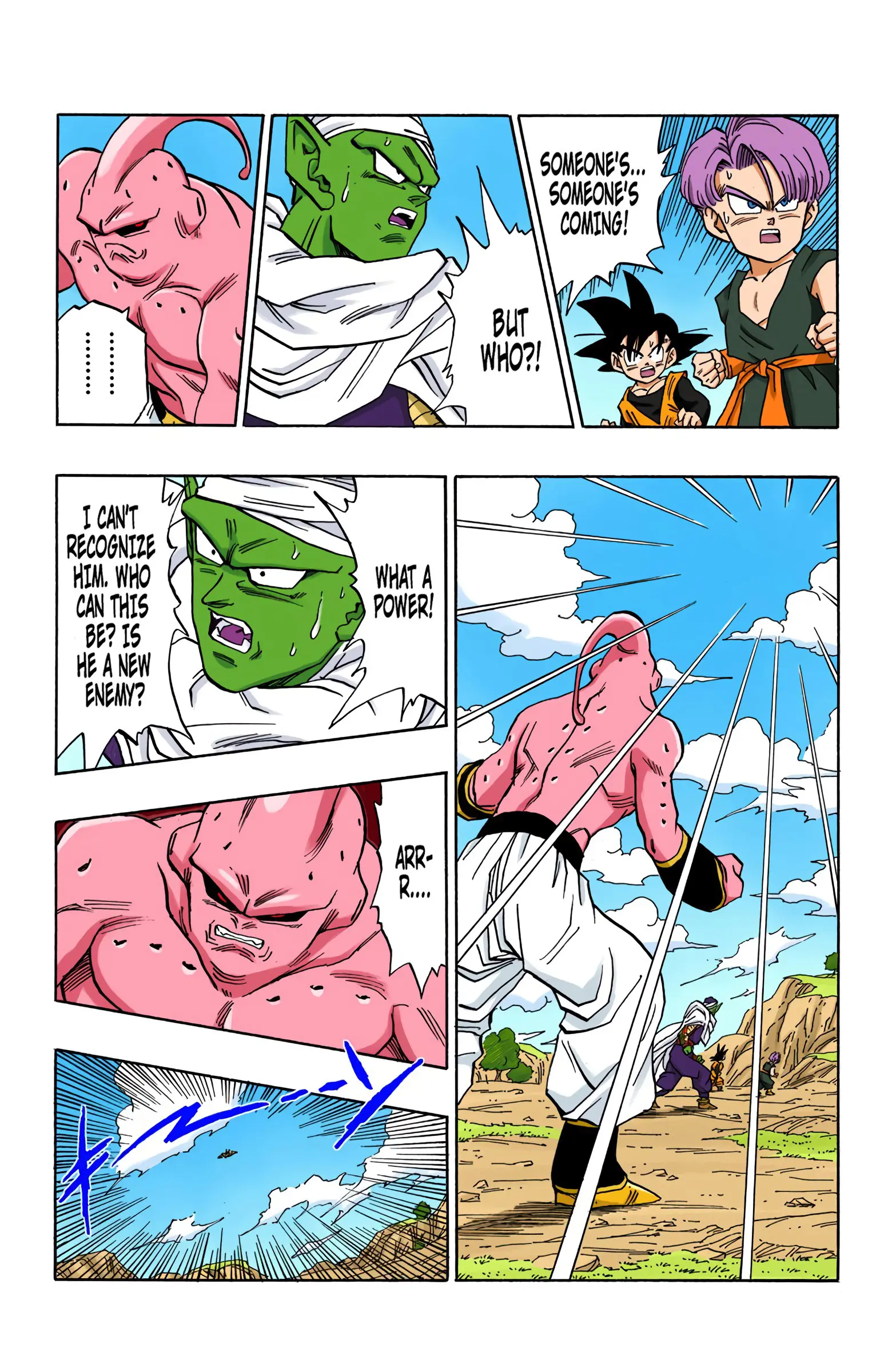 DBZ Majin Buu Saga Colored Manga, chapter 497, page 2