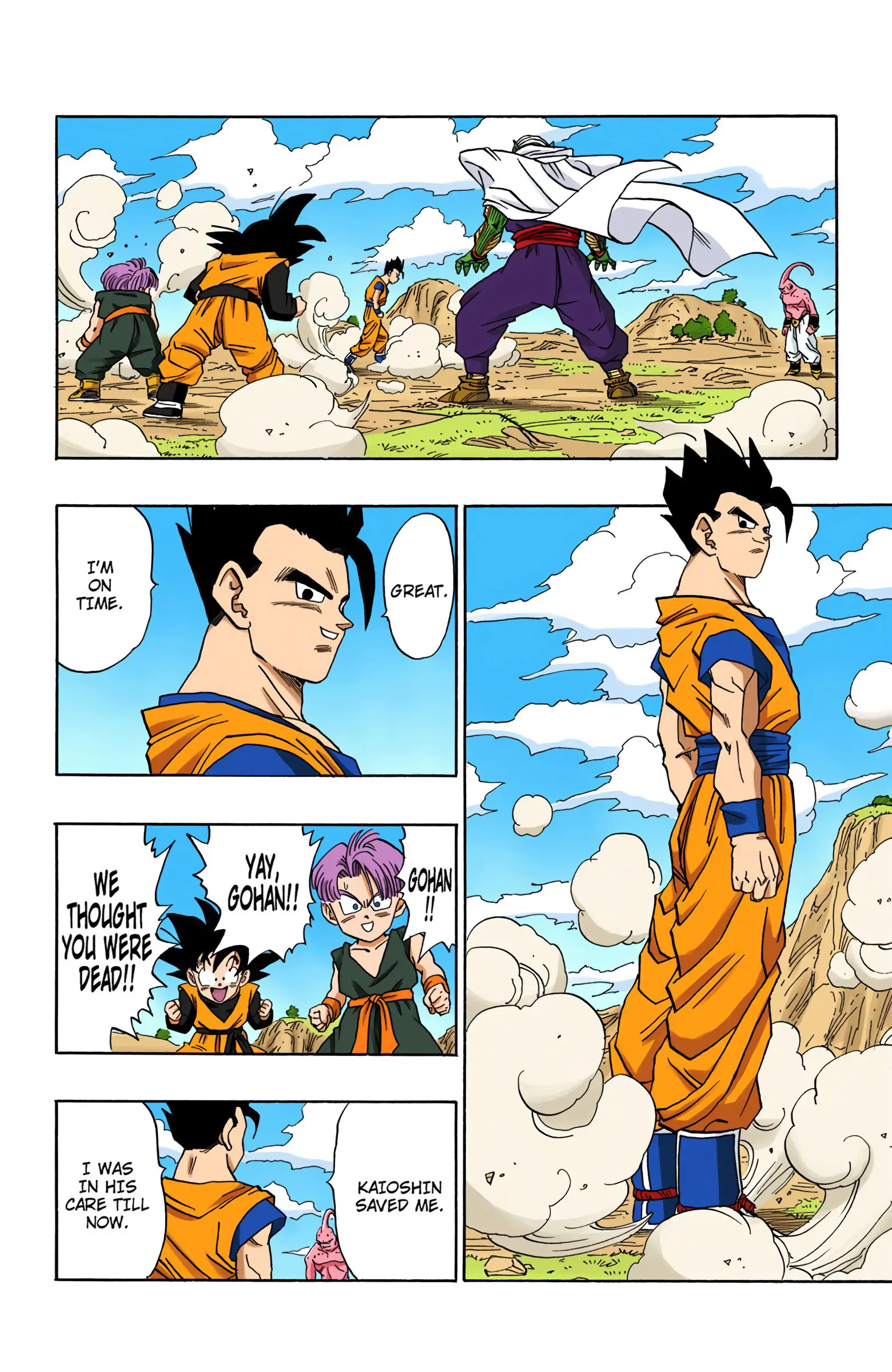 DBZ Majin Buu Saga Colored Manga, chapter 497, page 4