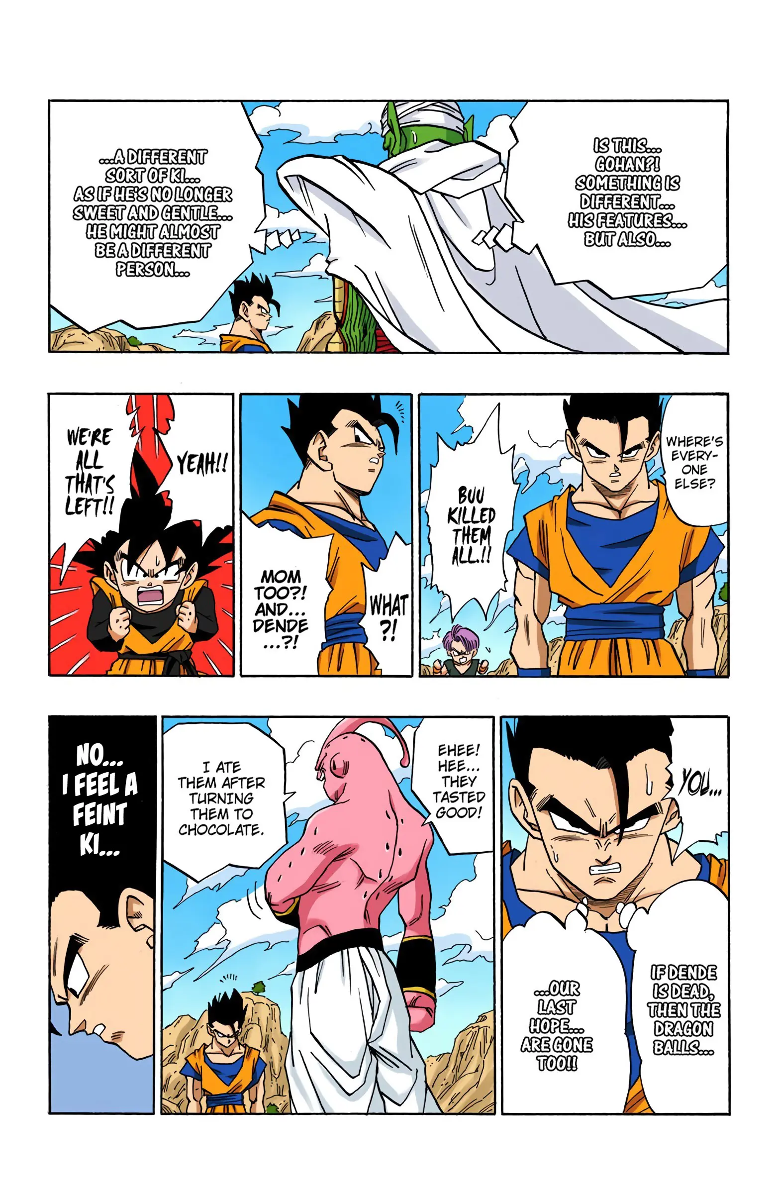 DBZ Majin Buu Saga Colored Manga, chapter 497, page 5