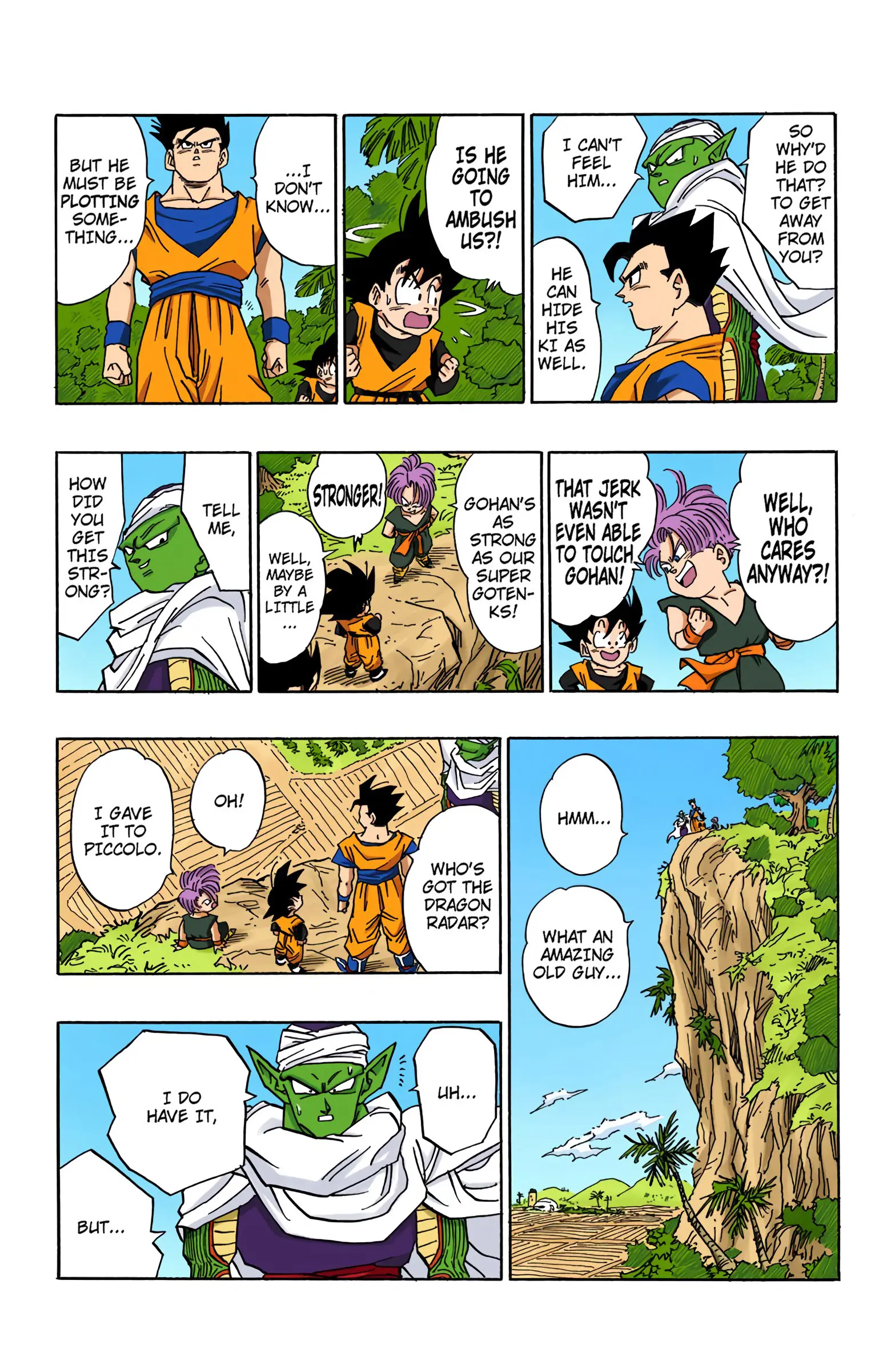 DBZ Majin Buu Saga Colored Manga, chapter 498, page 7
