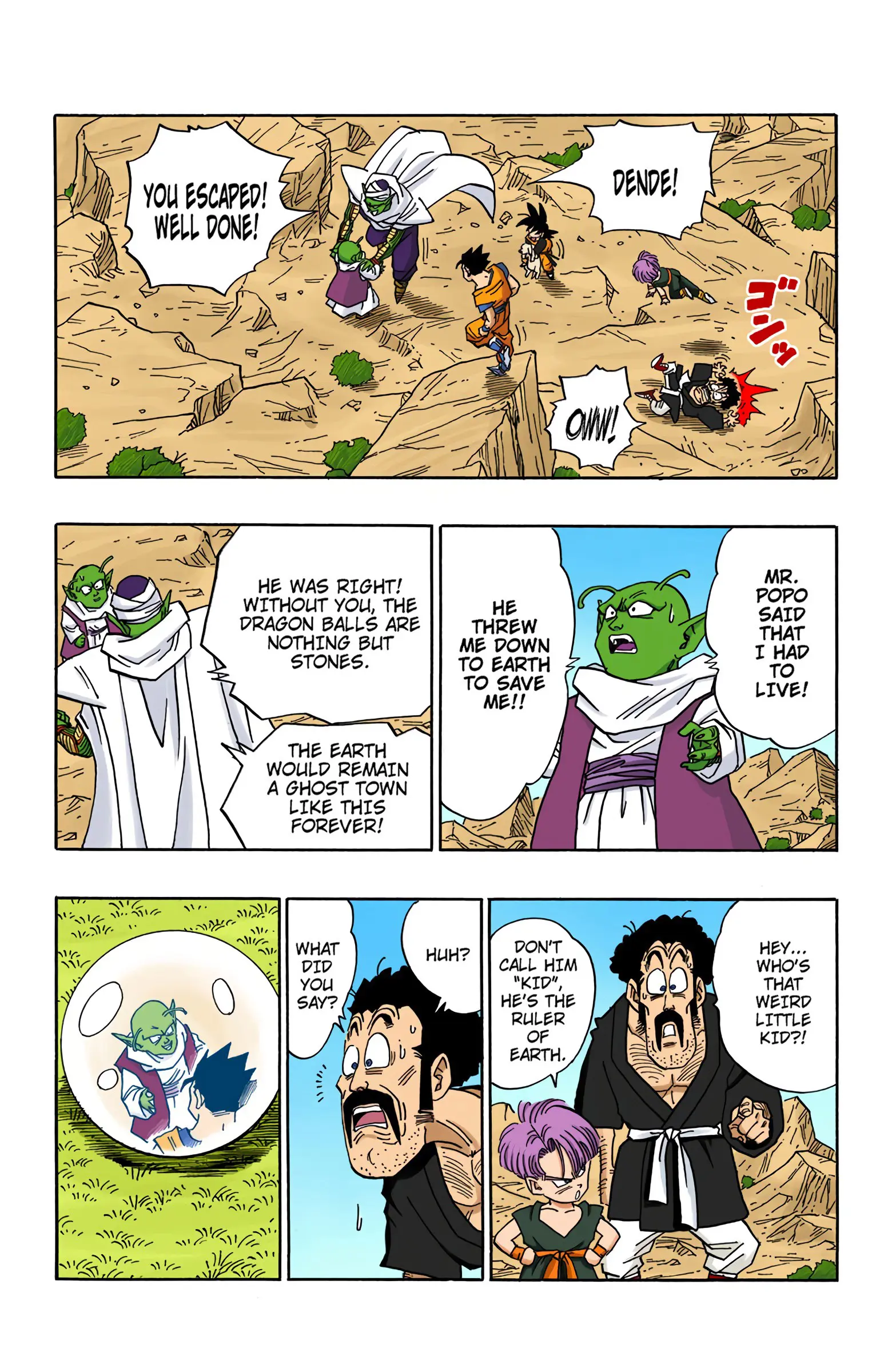DBZ Majin Buu Saga Colored Manga, chapter 498, page 11